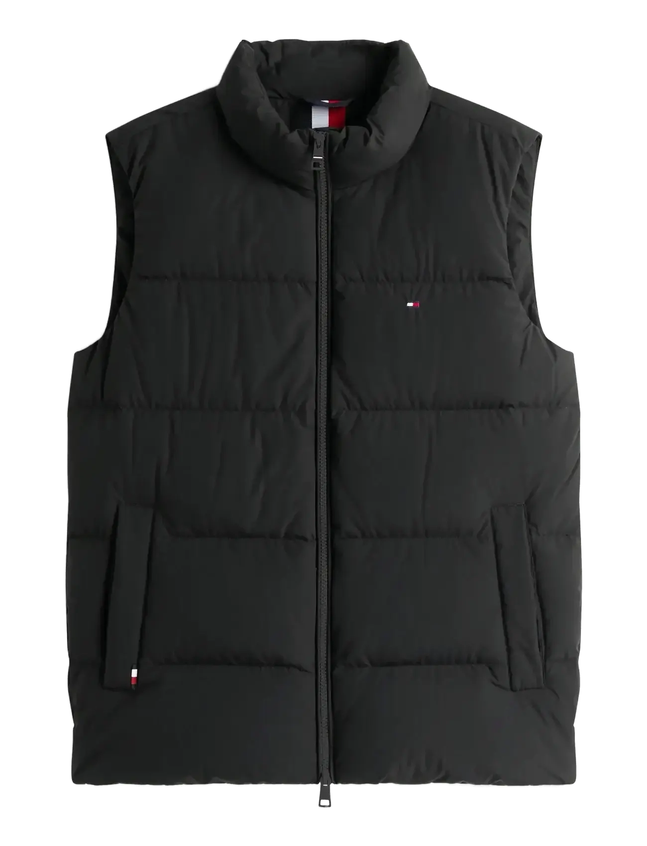 Tommy Hilfiger DOWN VEST - Västar - BLACK / black
