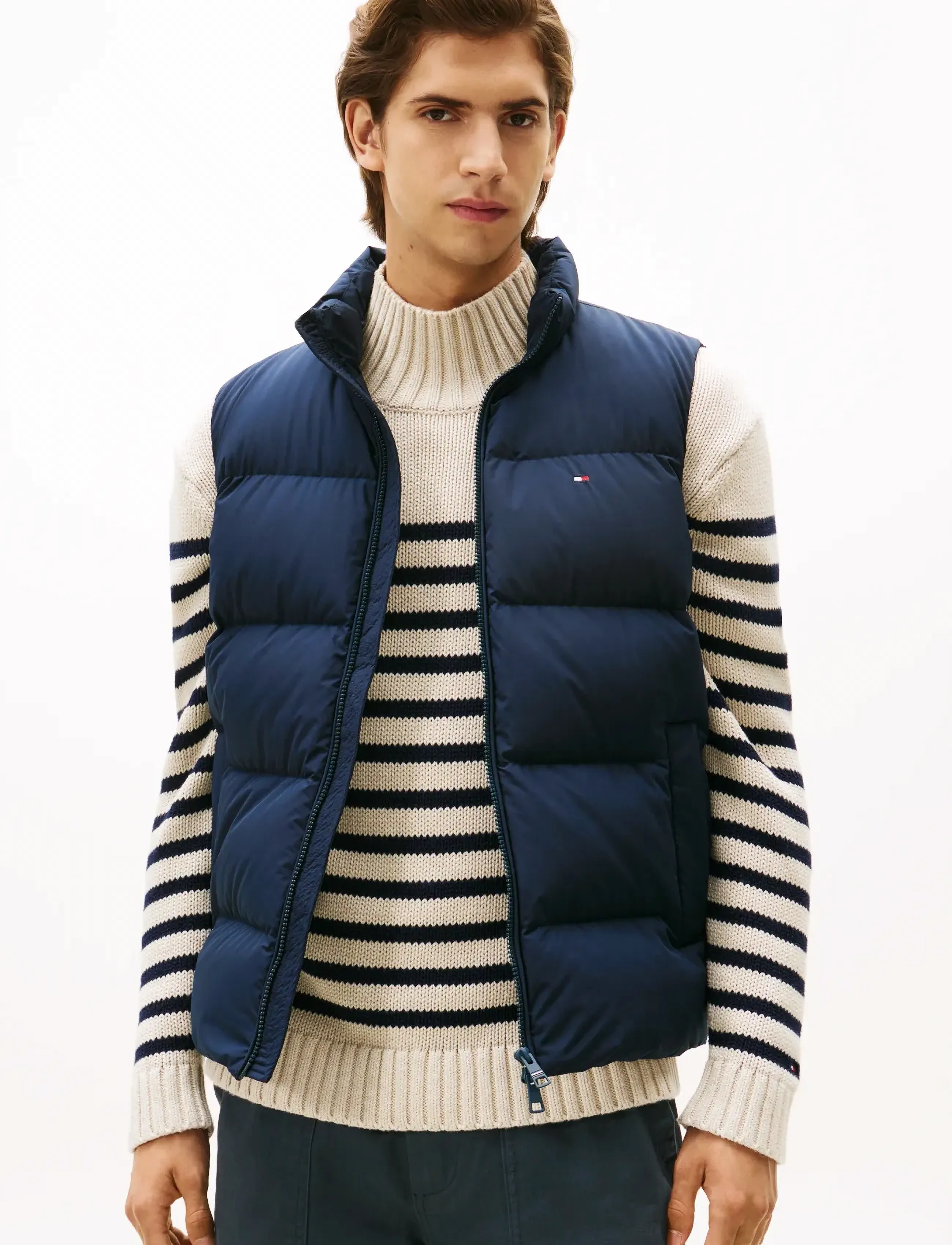 Tommy Hilfiger Down Vest, XXL, Navy, Overtøj > Veste, Herre