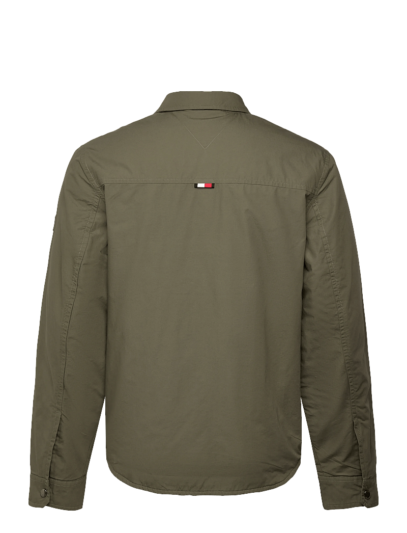 Tommy Hilfiger - PADDED SHIRT JKT - gefütterte jacken - battle green - 2