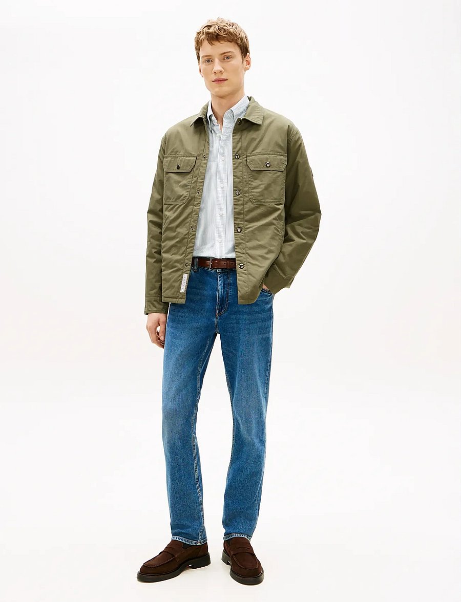 Tommy Hilfiger - PADDED SHIRT JKT - daunenjacken - battle green - 3