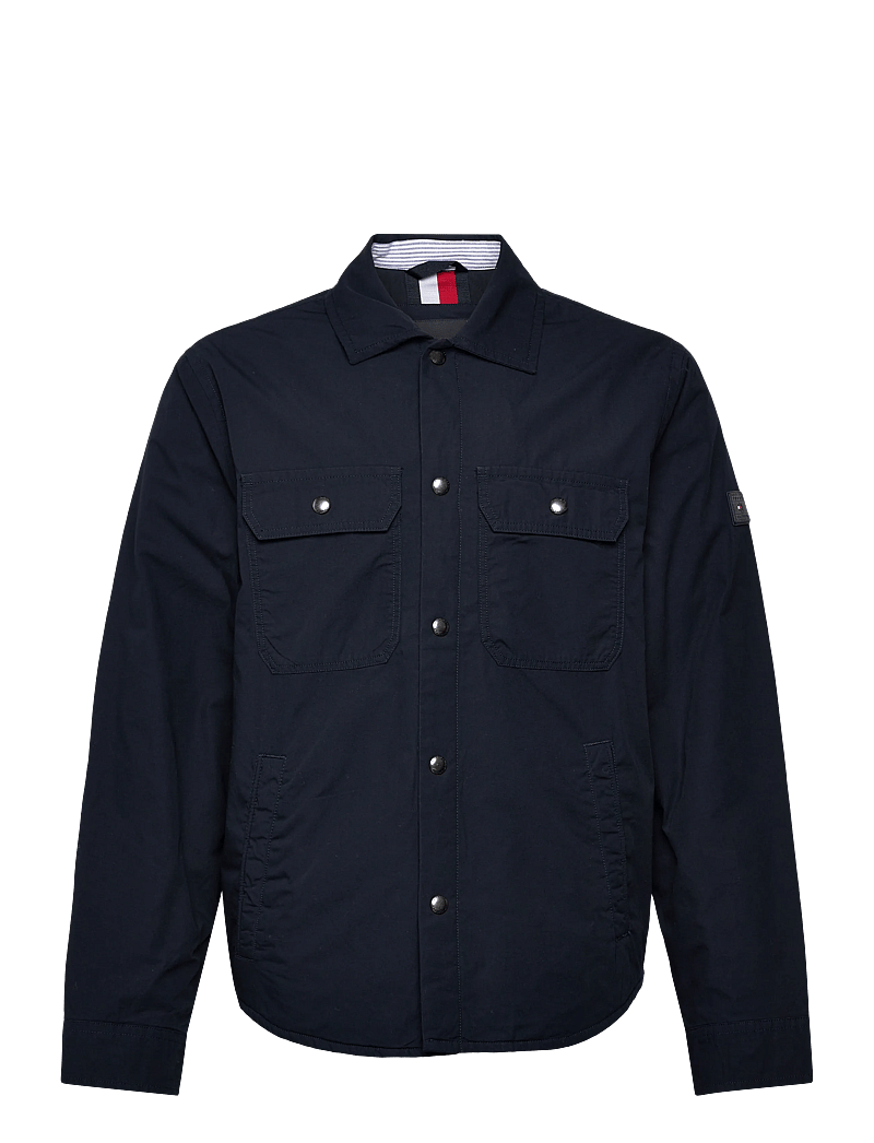 Tommy Hilfiger - PADDED SHIRT JKT - daunenjacken - desert sky - 1