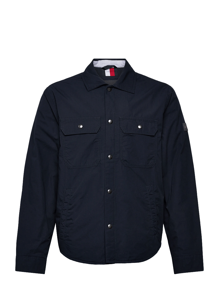 Tommy Hilfiger - PADDED SHIRT JKT - daunenjacken - desert sky - 1