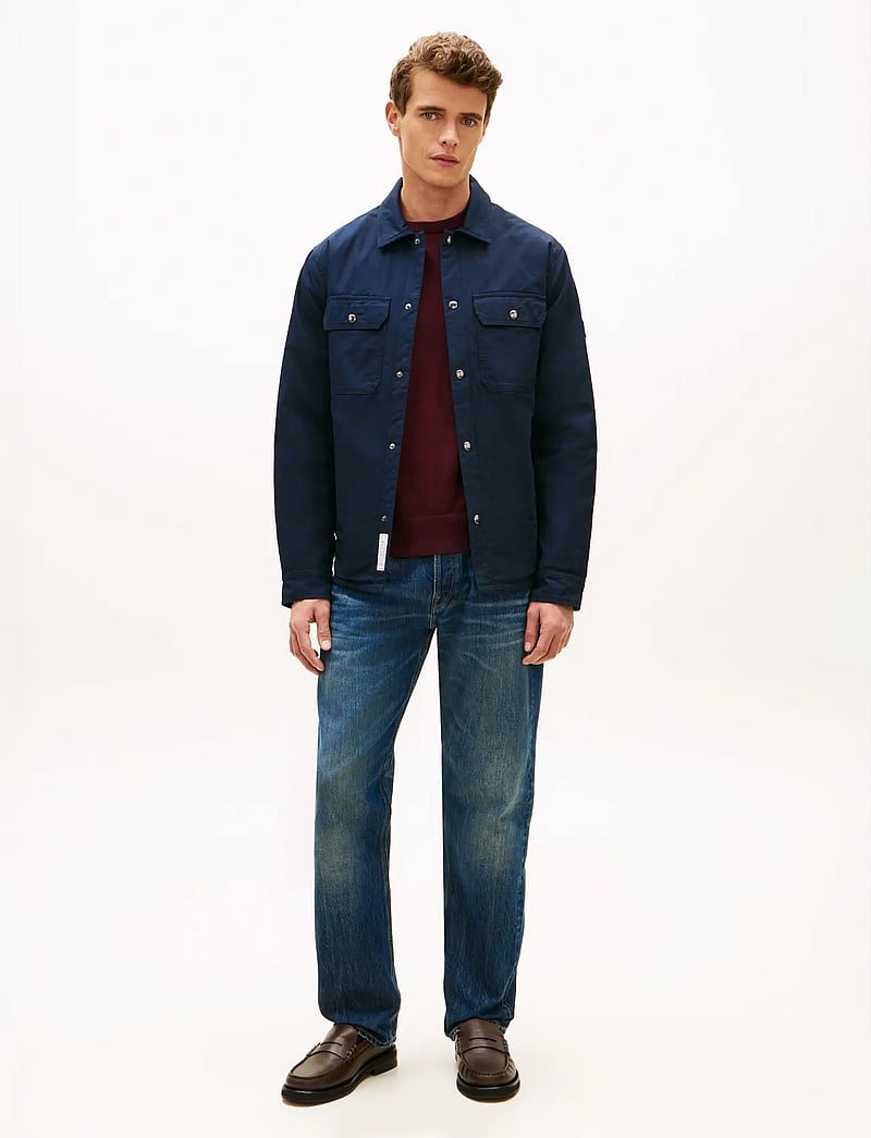 Tommy Hilfiger - PADDED SHIRT JKT - daunenjacken - desert sky - 3