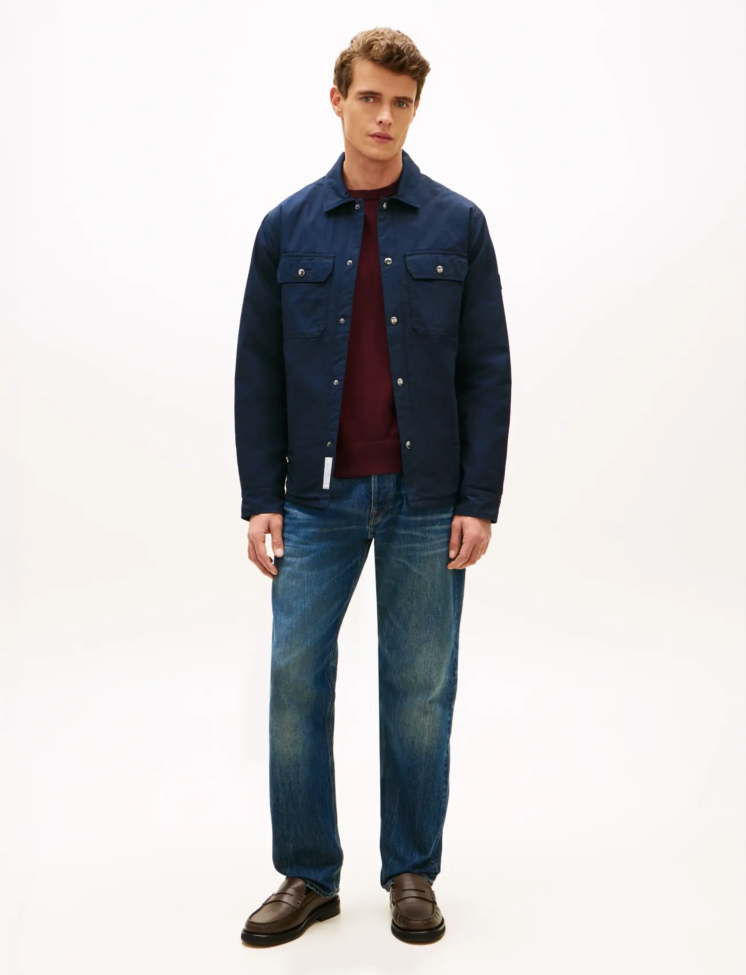Tommy Hilfiger - PADDED SHIRT JKT - down jackets - desert sky - 3