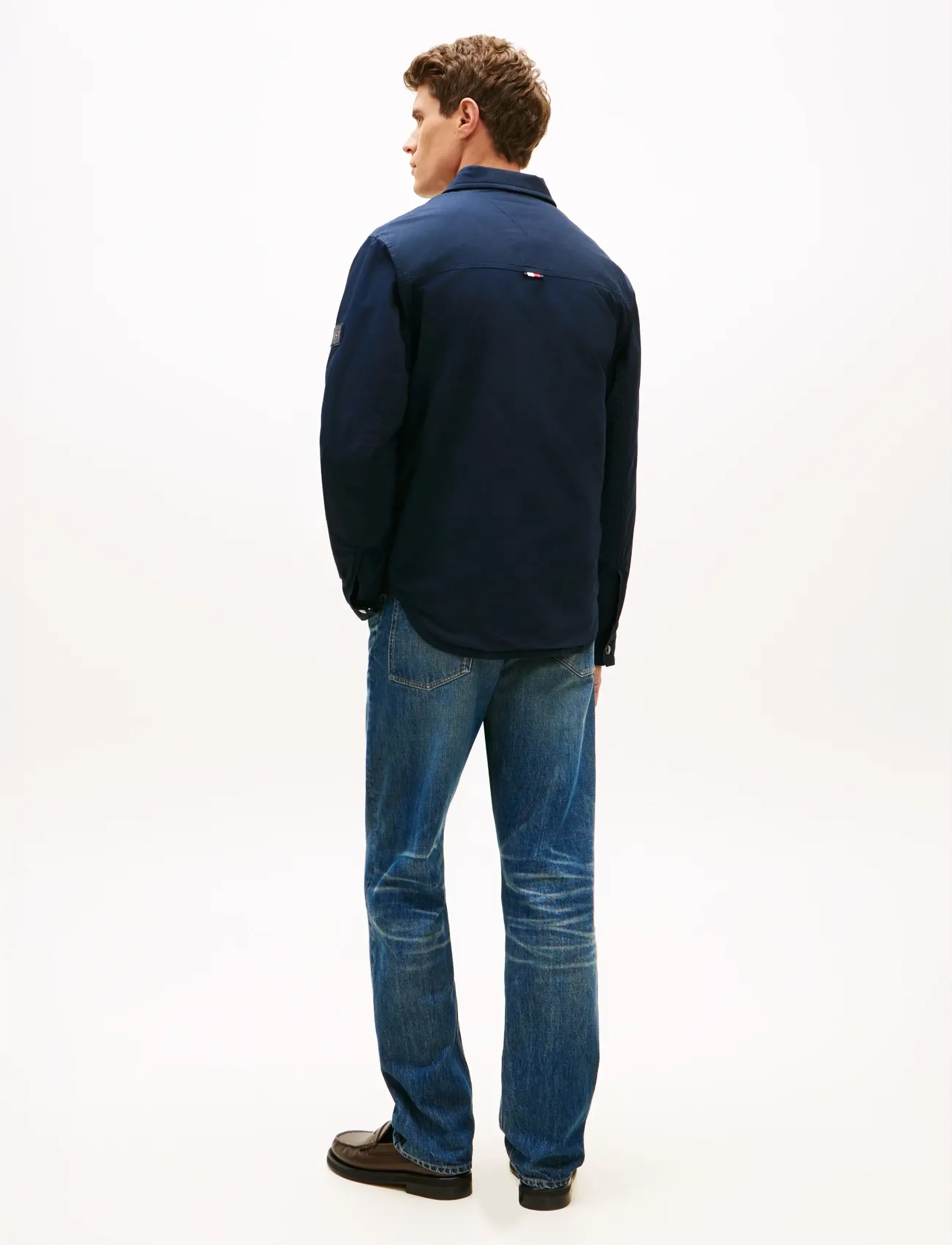 Tommy Hilfiger - PADDED SHIRT JKT - down jackets - desert sky - 4