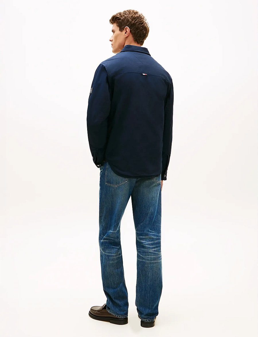 Tommy Hilfiger - PADDED SHIRT JKT - daunenjacken - desert sky - 4