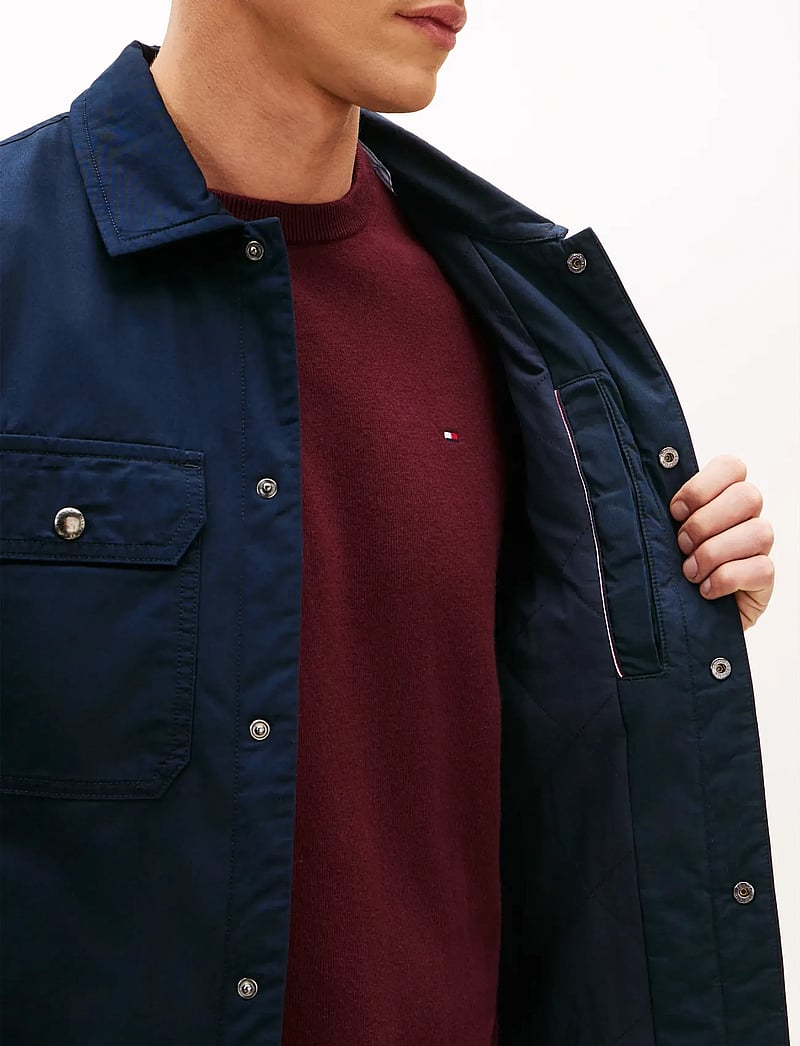Tommy Hilfiger - PADDED SHIRT JKT - daunenjacken - desert sky - 5