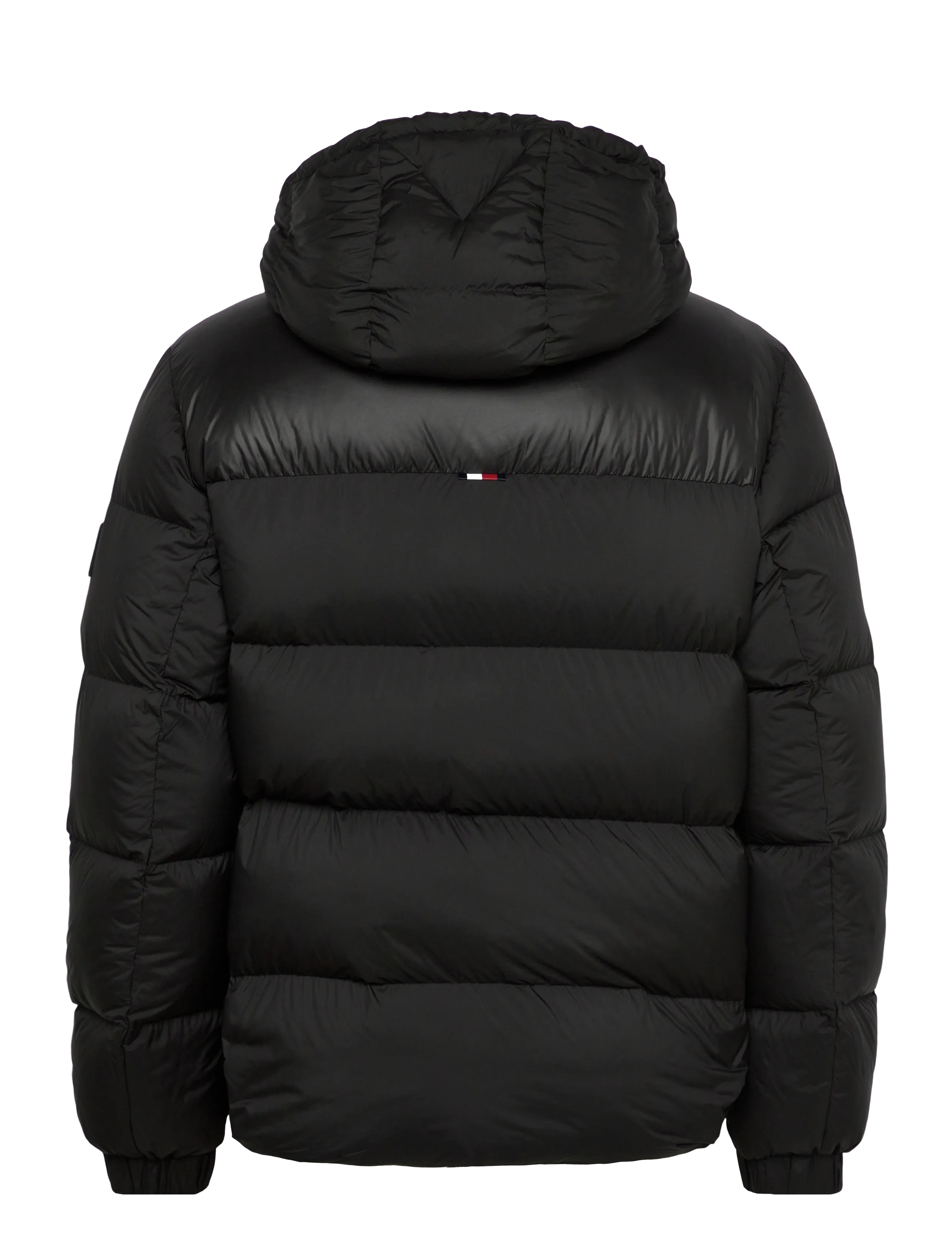 Tommy Hilfiger - MIX DOWN HOODED PUFFER - gefütterte jacken - black - 2