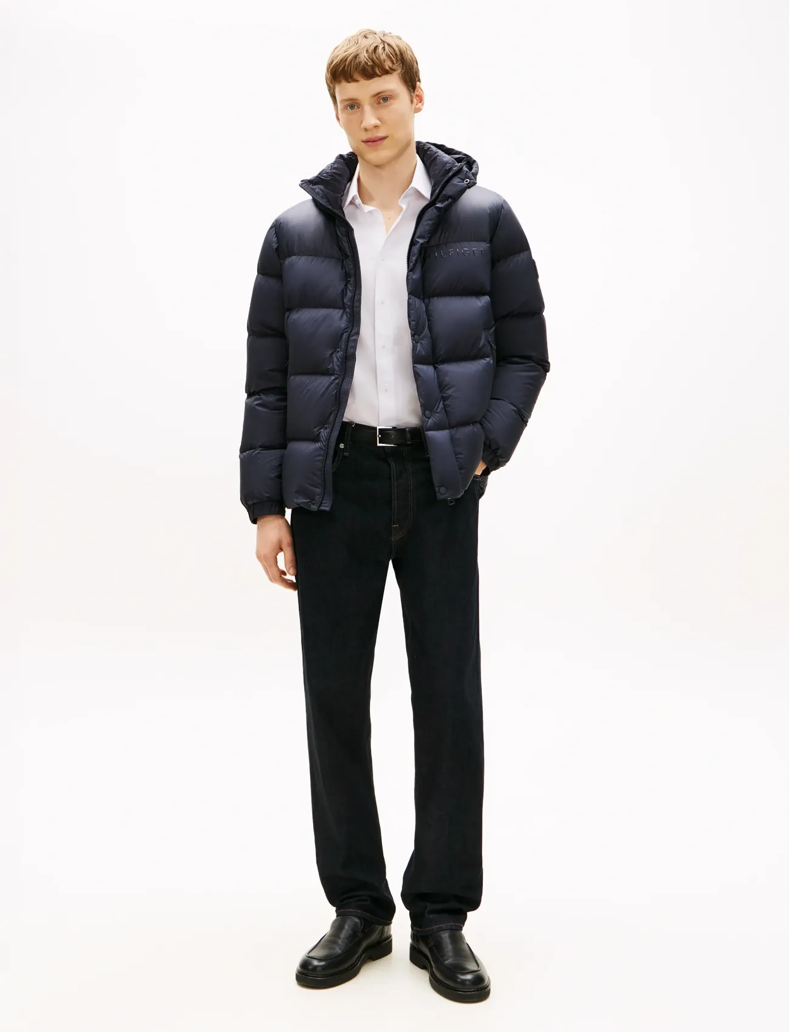 Tommy Hilfiger - MIX DOWN HOODED PUFFER - voodriga jakid - desert sky - 3