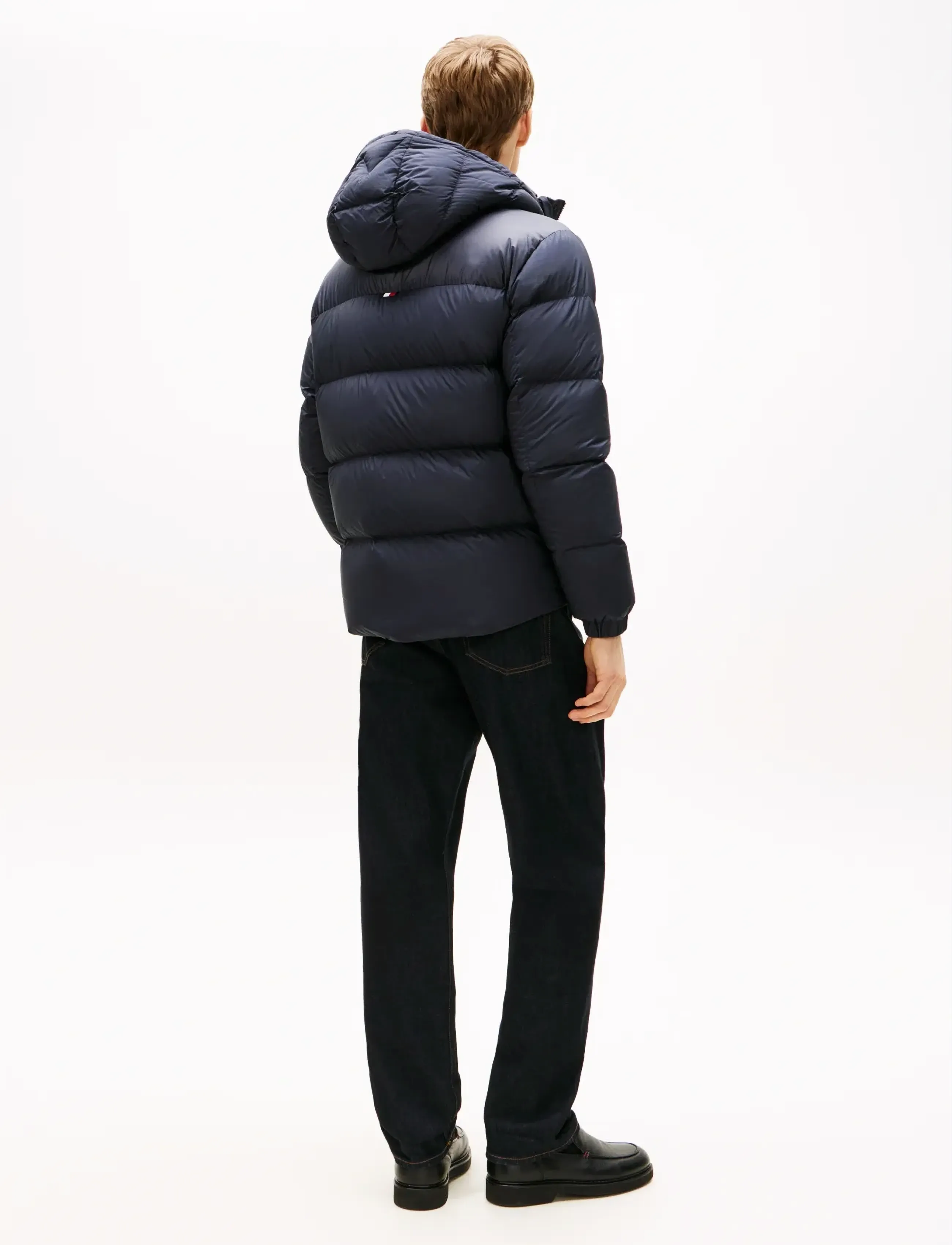 Tommy Hilfiger - MIX DOWN HOODED PUFFER - voodriga jakid - desert sky - 4