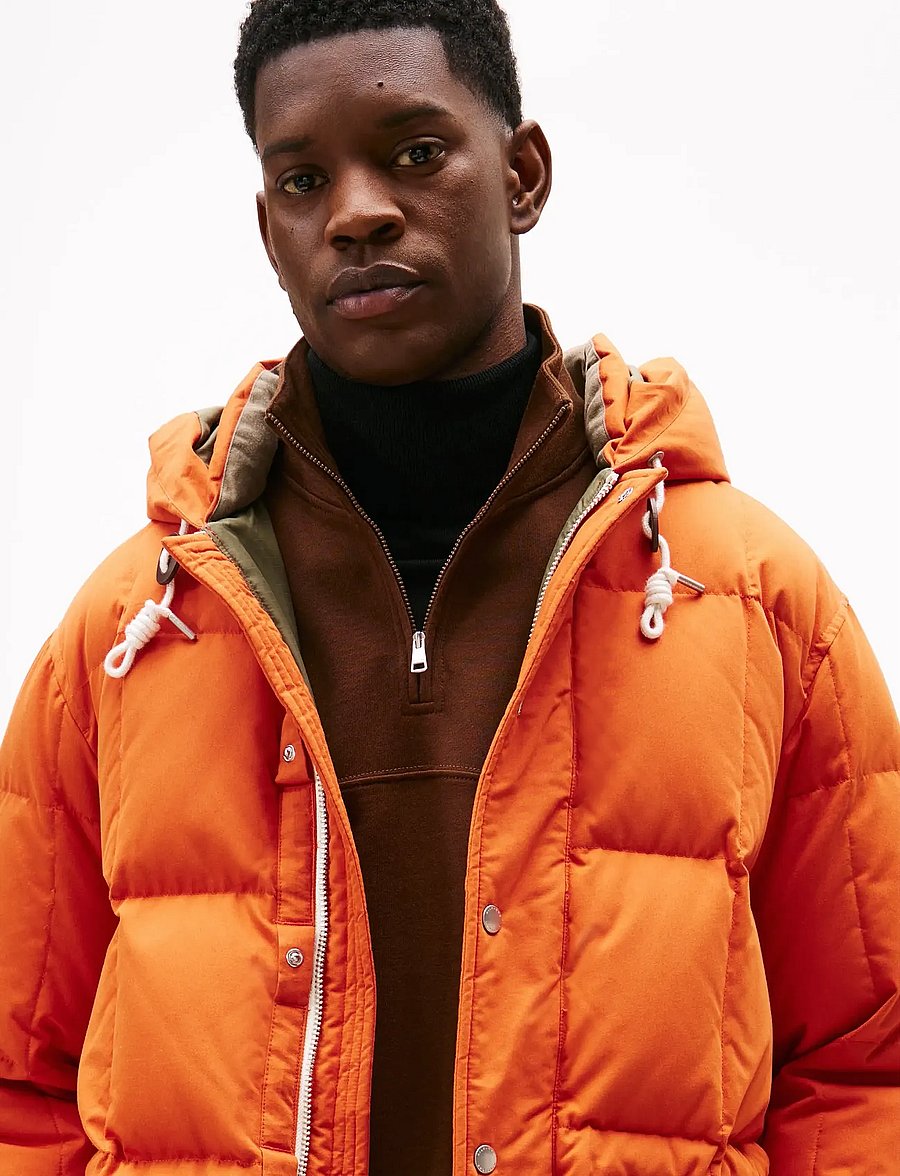 Tommy Hilfiger - SQUARE BAFFLED DOWN PARKA - fodrade jackor - voyager orange - 3