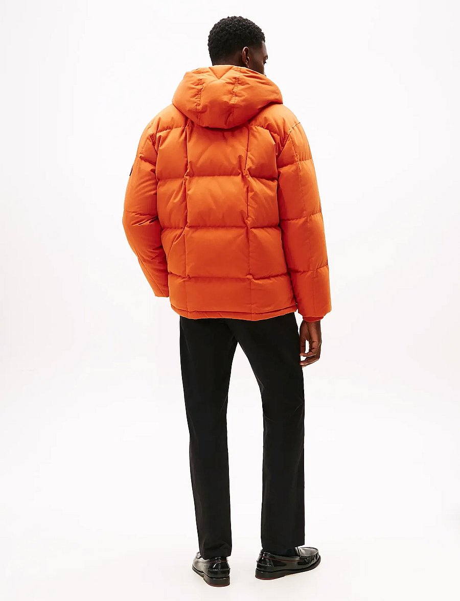 Tommy Hilfiger - SQUARE BAFFLED DOWN PARKA - fodrade jackor - voyager orange - 4