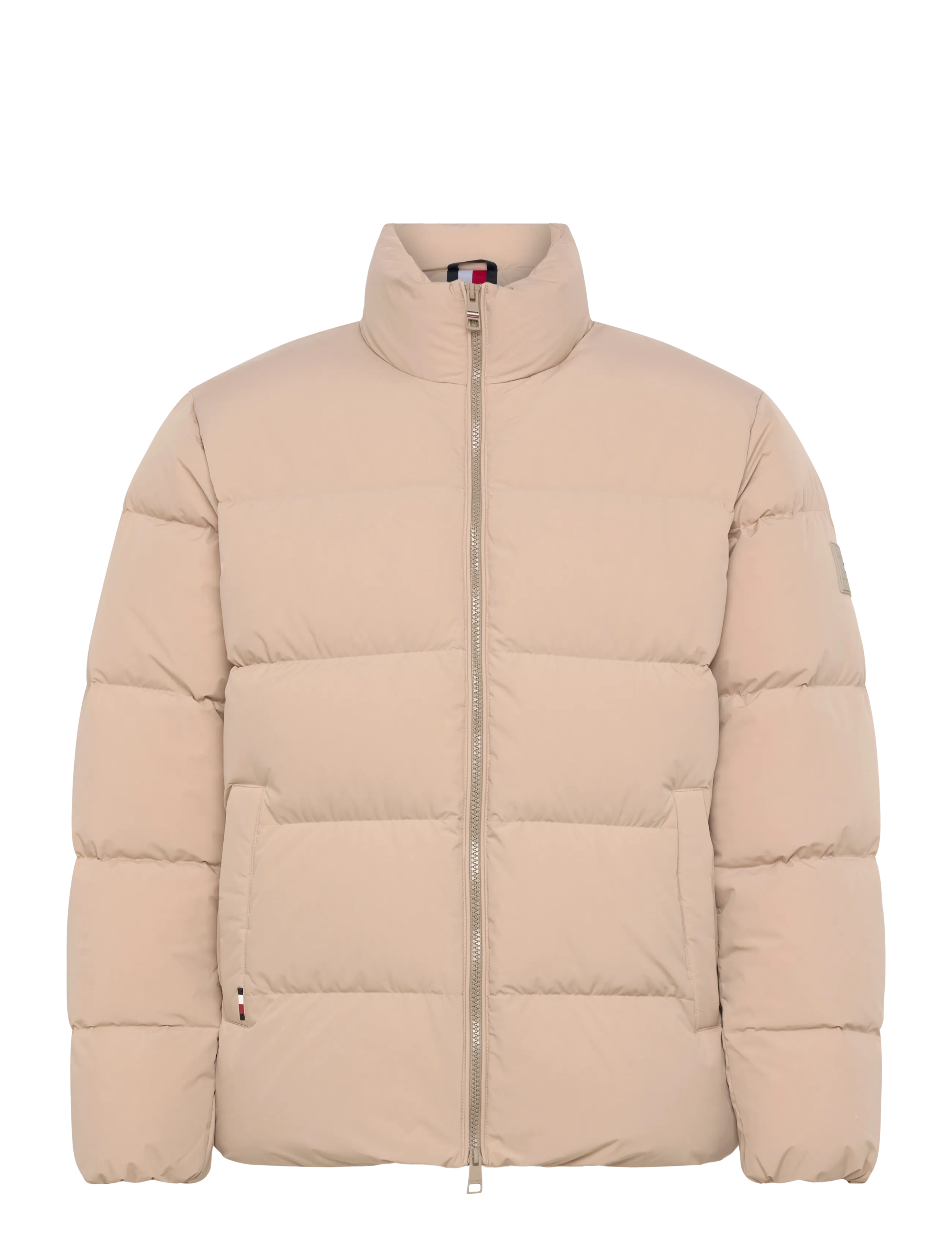 Tommy Hilfiger DOWN STAND PUFFER JKT - Premium styles - SANDALWOOD / beige