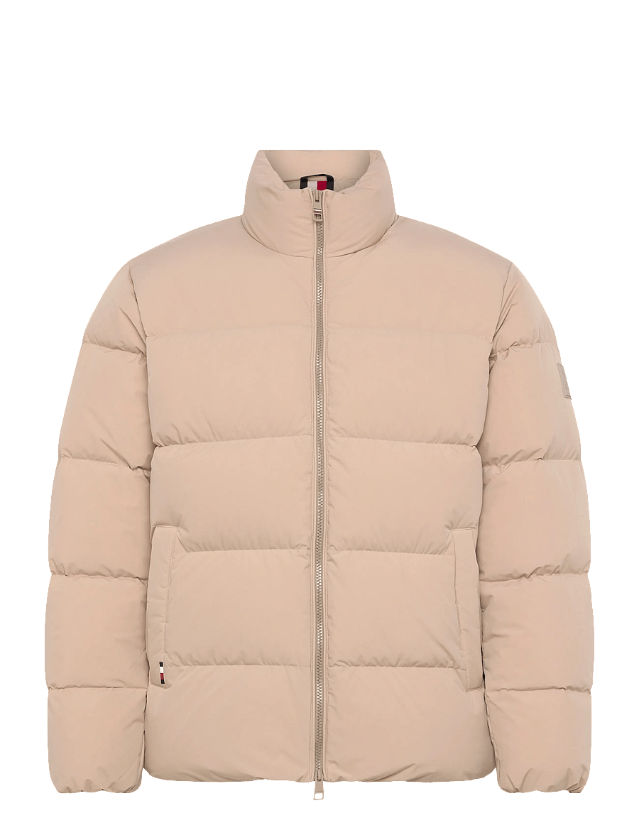 Tommy Hilfiger - DOWN STAND PUFFER JKT - gefütterte jacken - sandalwood - 1