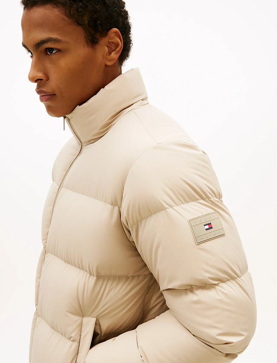 Tommy Hilfiger - DOWN STAND PUFFER JKT - gefütterte jacken - sandalwood - 5