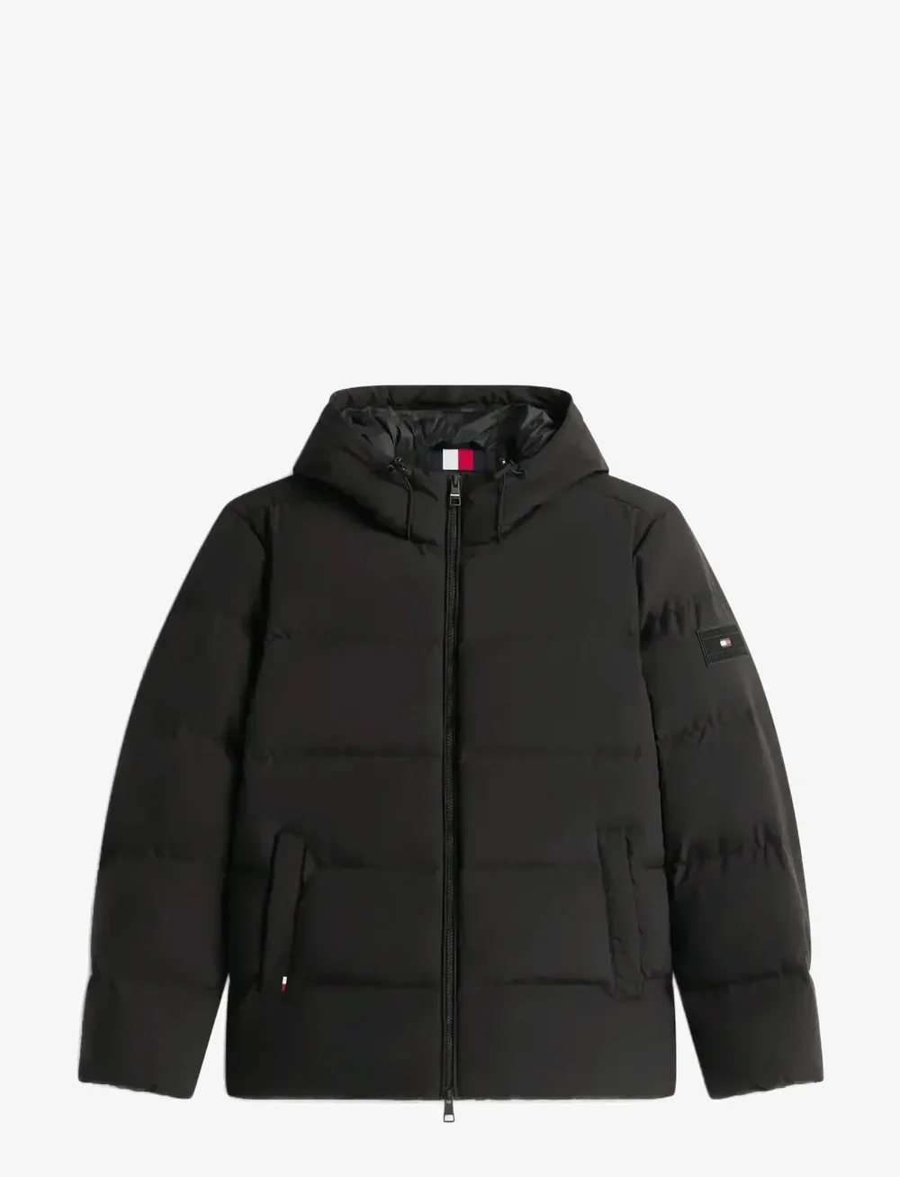 Tommy Hilfiger - DOWN HOODED PUFFER JKT - talvejoped - black - 1
