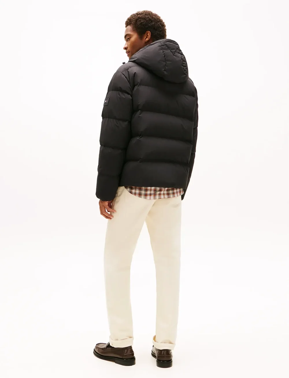 Tommy Hilfiger - DOWN HOODED PUFFER JKT - talvejoped - black - 2