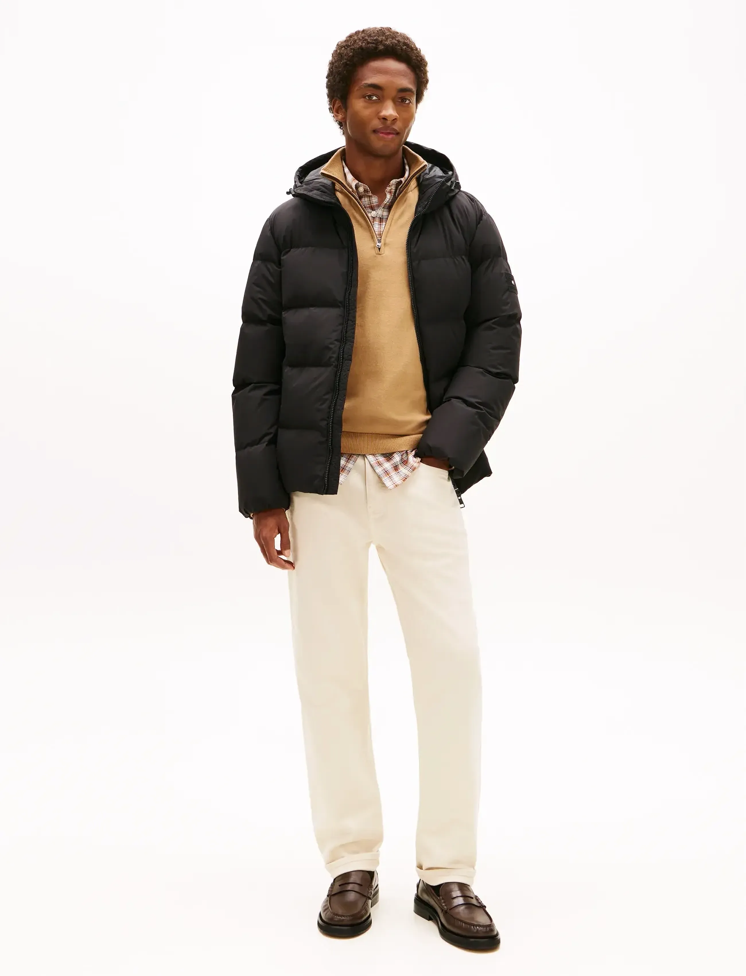 Tommy Hilfiger - DOWN HOODED PUFFER JKT - voodriga jakid - black - 3
