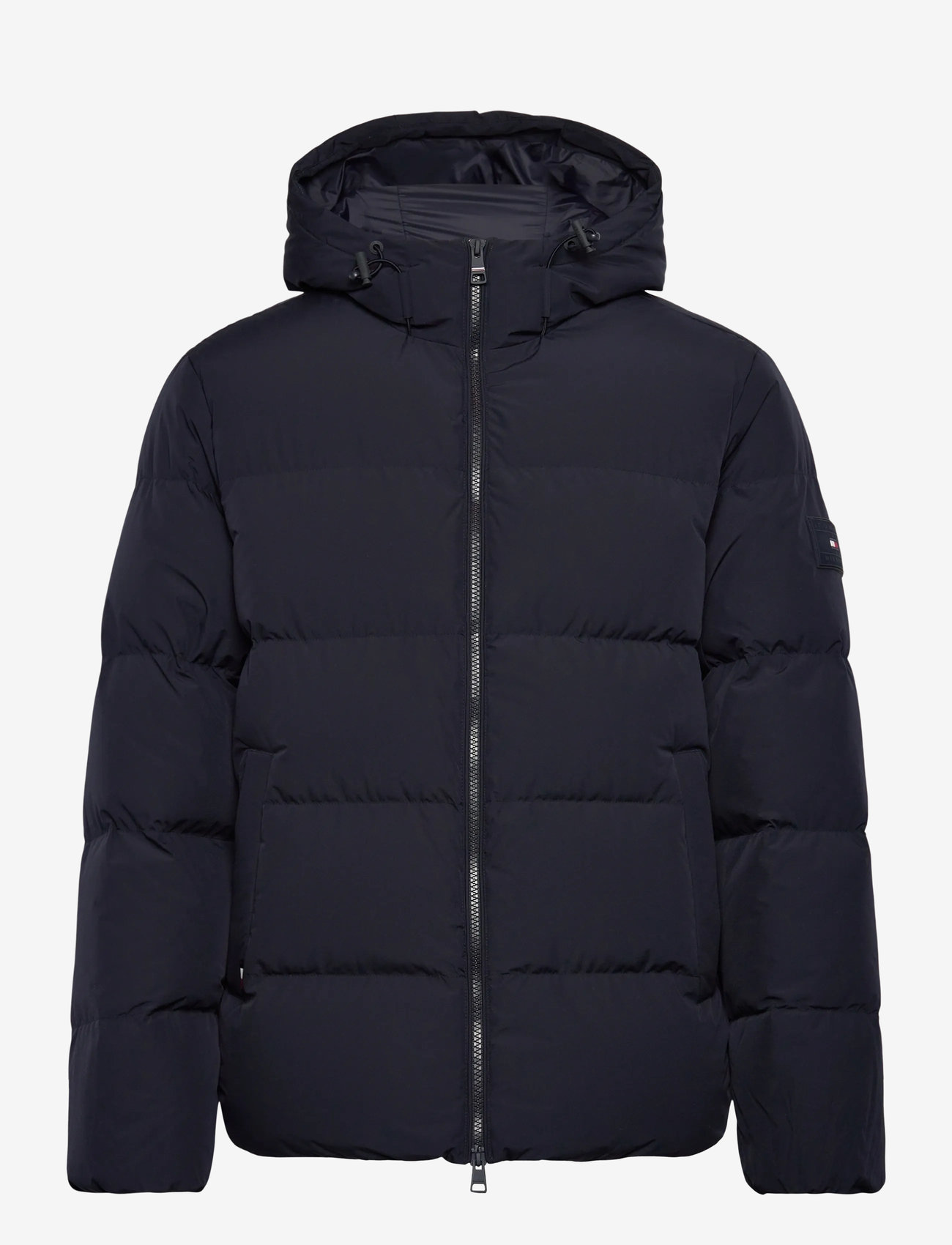 Tommy Hilfiger - DOWN HOODED PUFFER JKT - bólstraðir jakkar - desert sky - 1