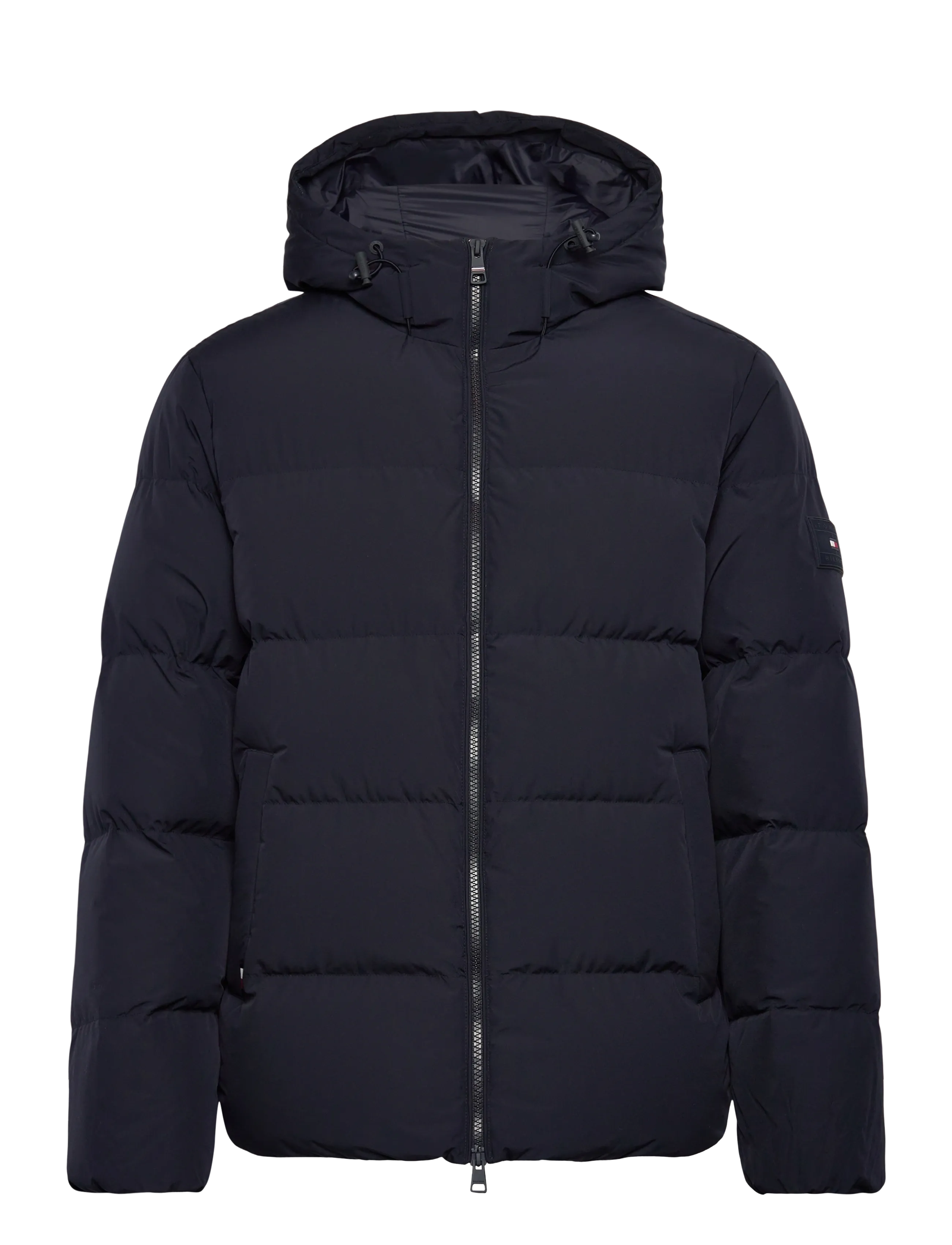 Tommy Hilfiger DOWN HOODED PUFFER JKT - Jakid ja mantlid - DESERT SKY / navy