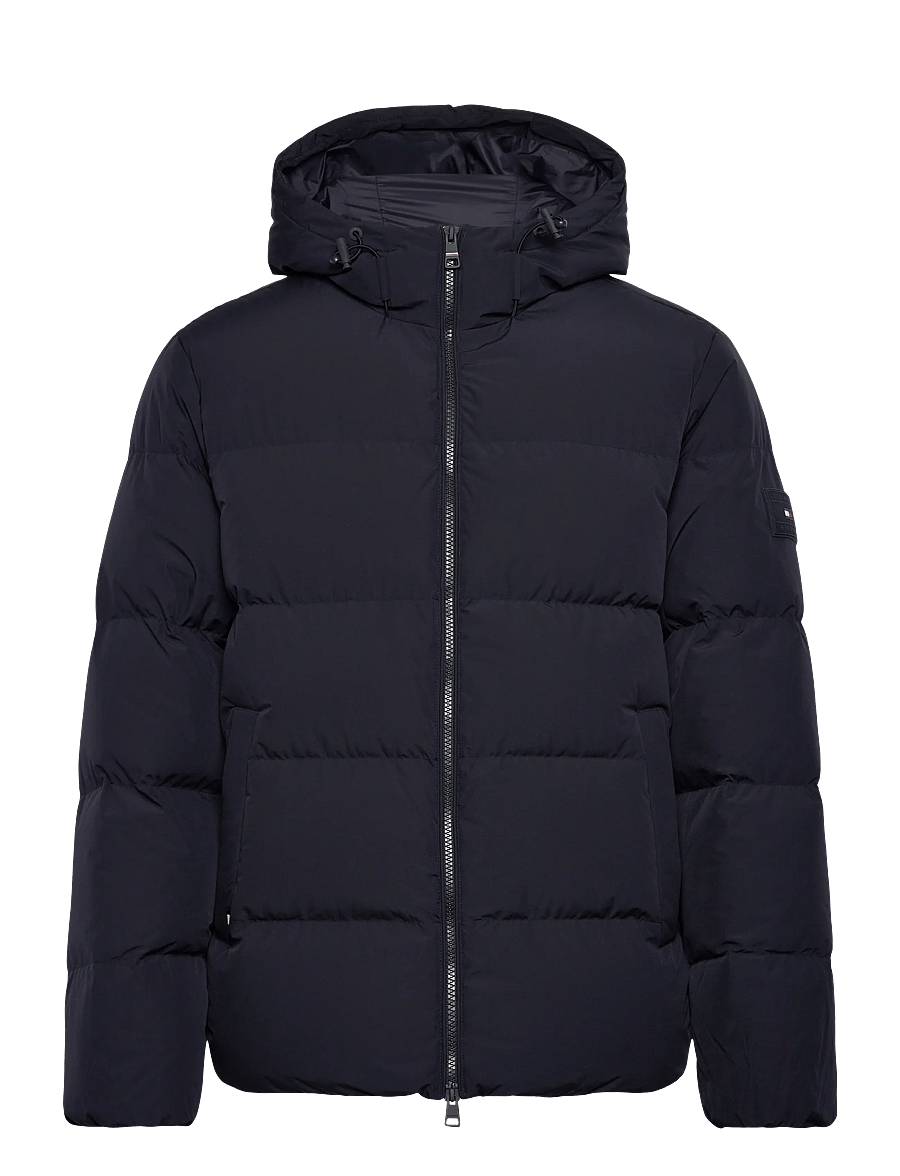 Tommy Hilfiger - DOWN HOODED PUFFER JKT - gefütterte jacken - desert sky - 1