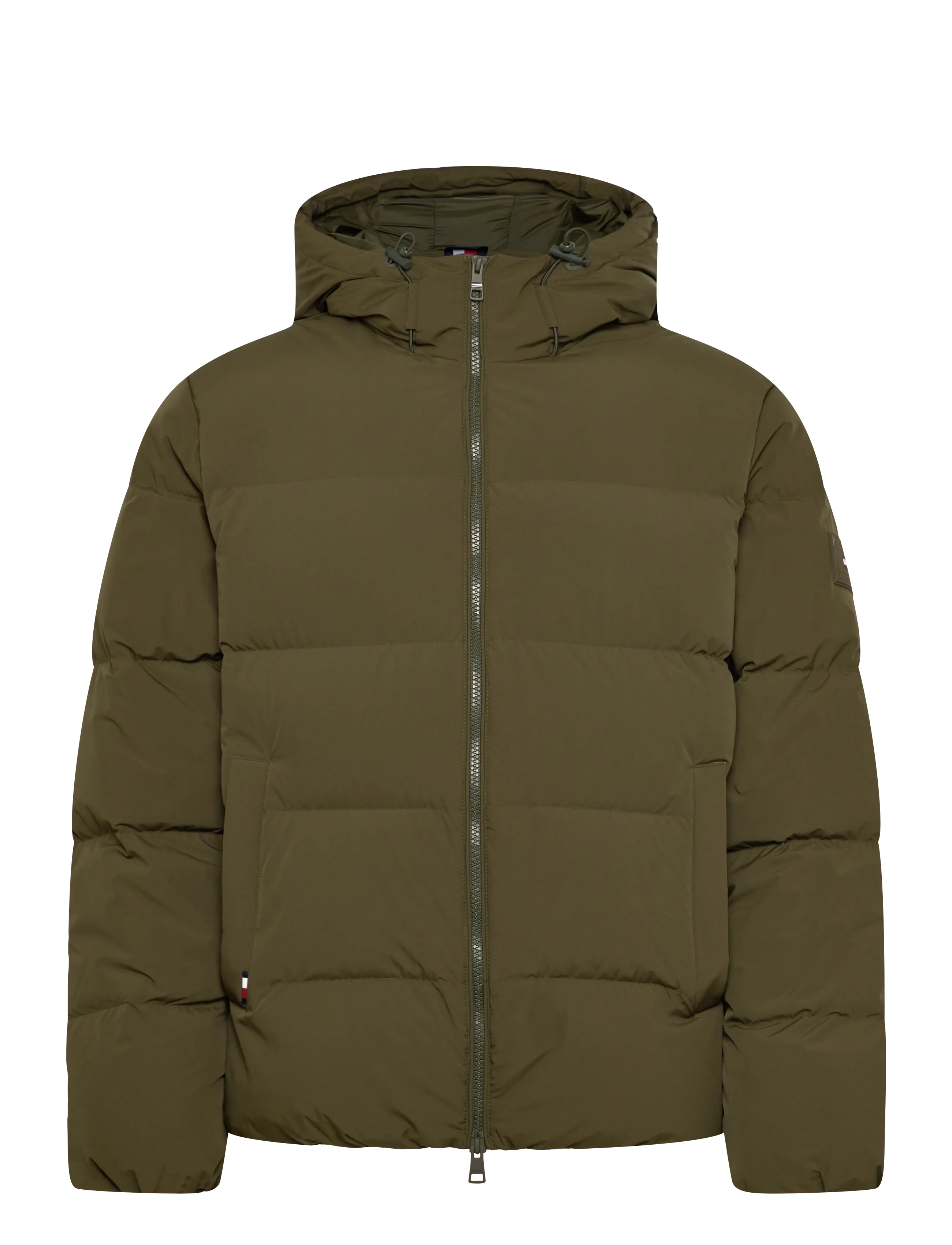 Tommy Hilfiger DOWN HOODED PUFFER JKT - Beliebte Marken - HUNTSMAN GREEN / khaki/green