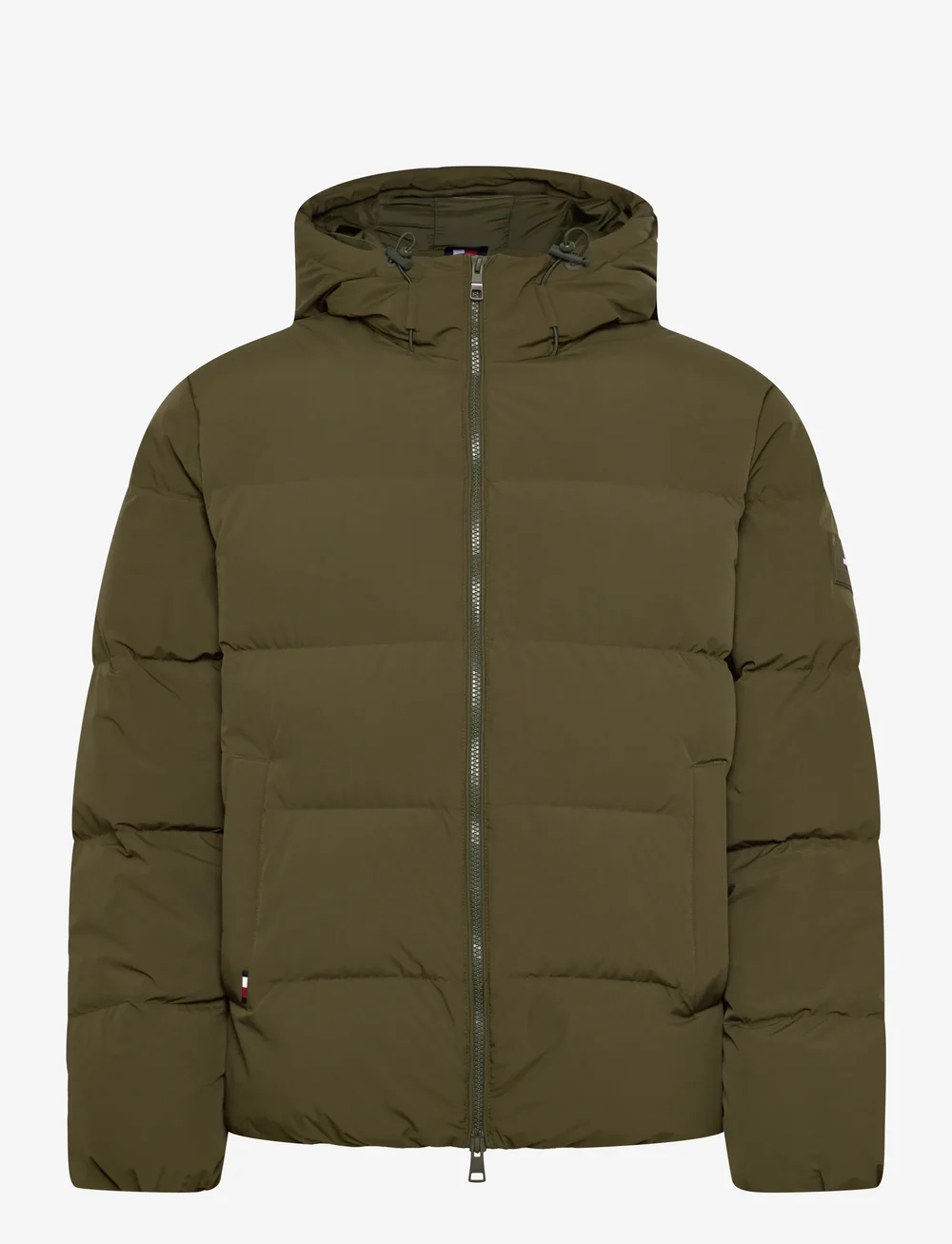 Tommy Hilfiger - DOWN HOODED PUFFER JKT - vinterjakker - huntsman green - 1