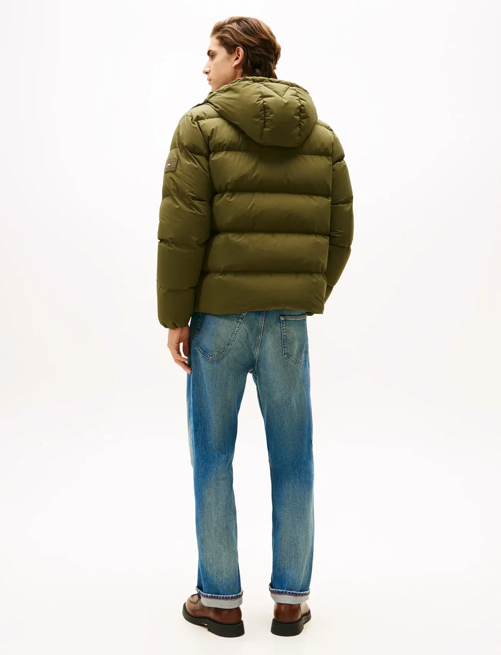 Tommy Hilfiger - DOWN HOODED PUFFER JKT - vinterjakker - huntsman green - 4