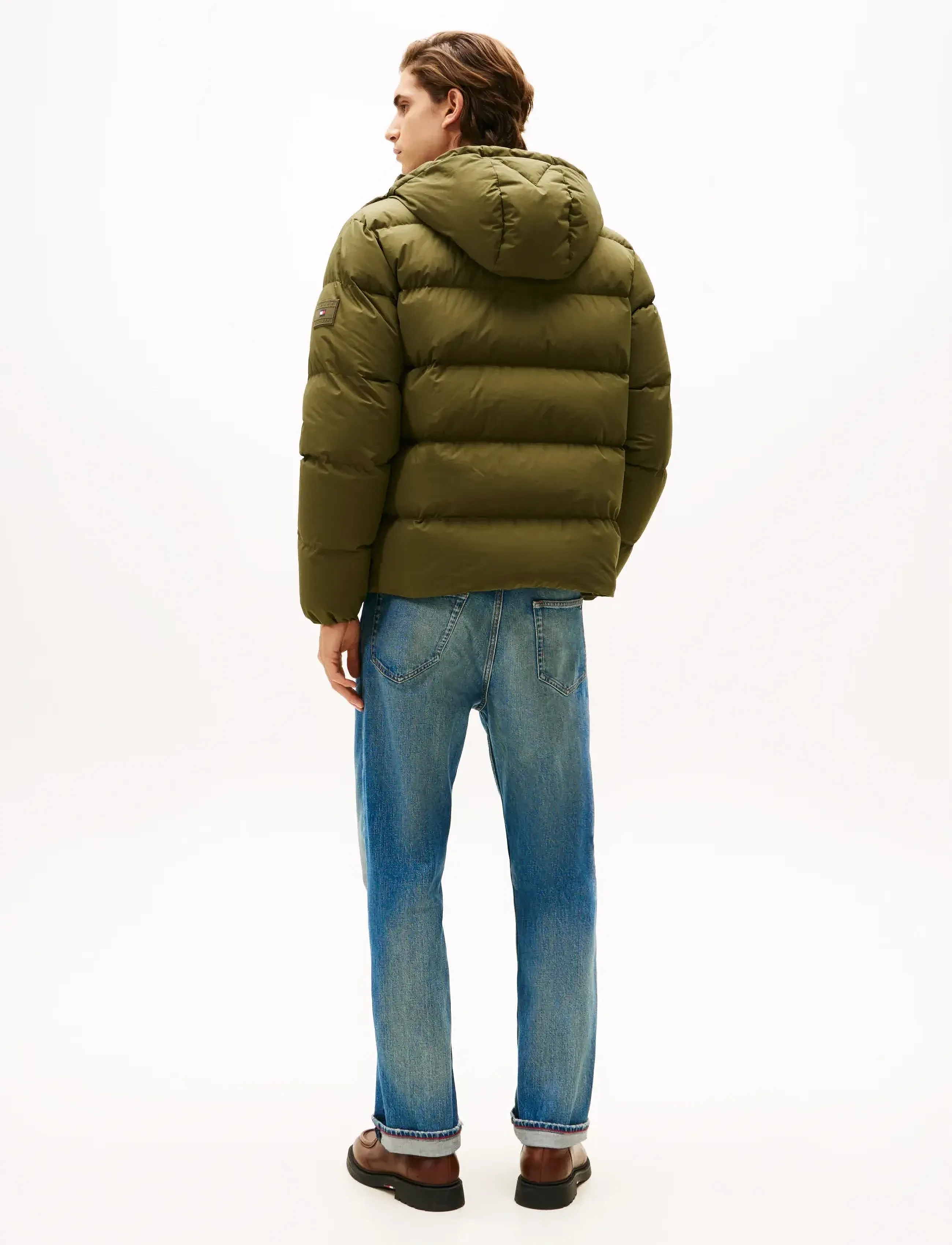 Tommy Hilfiger - DOWN HOODED PUFFER JKT - fodrade jackor - huntsman green - 4