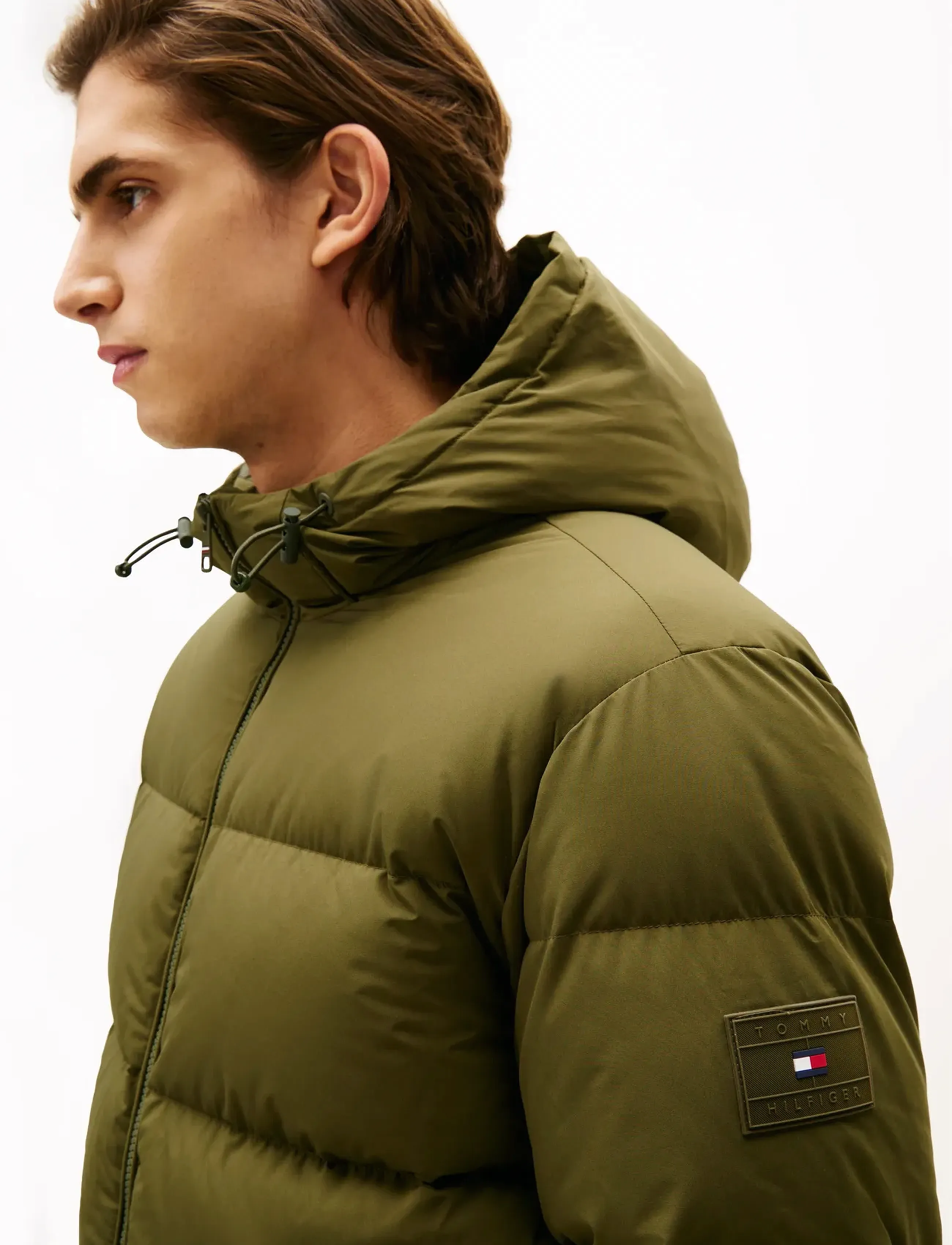 Tommy Hilfiger - DOWN HOODED PUFFER JKT - fodrade jackor - huntsman green - 5