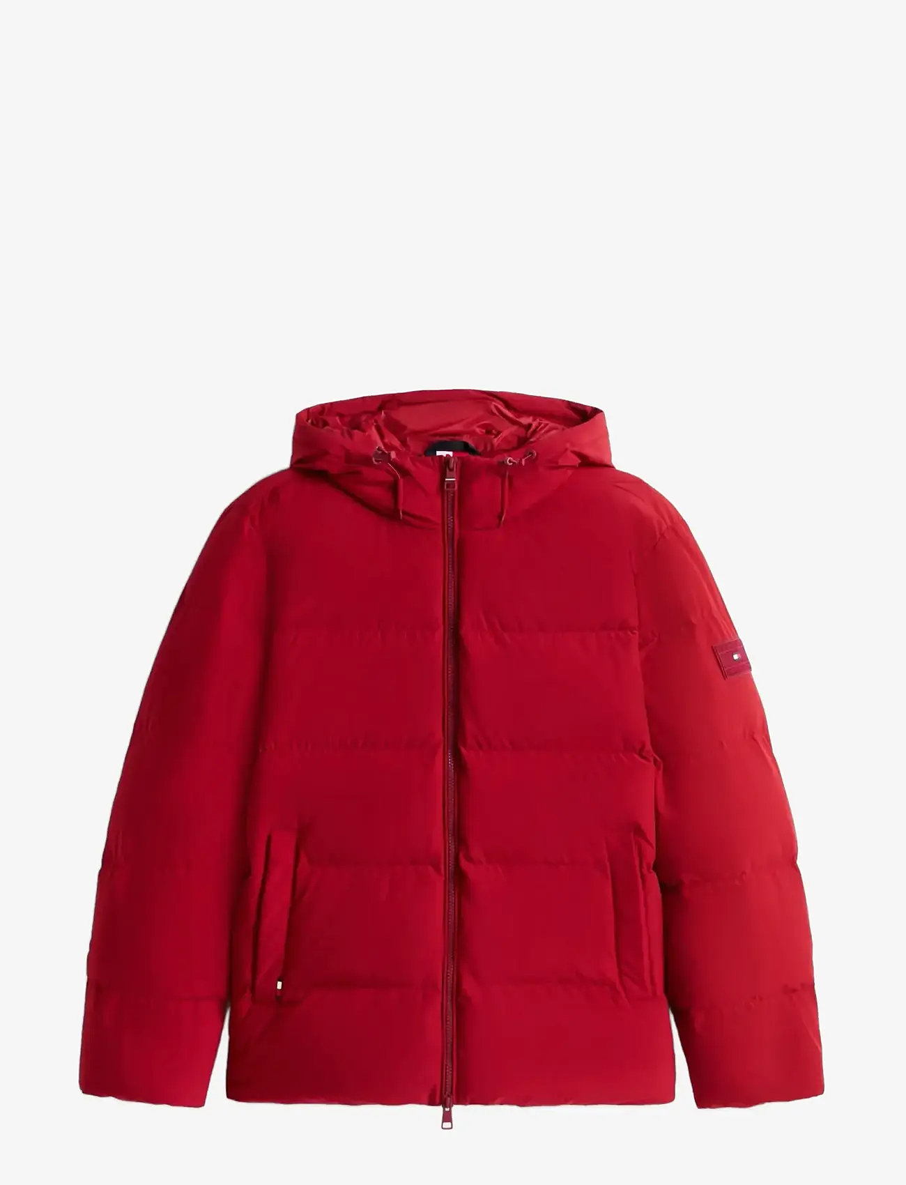 Tommy Hilfiger - DOWN HOODED PUFFER JKT - fodrade jackor - regatta red - 1