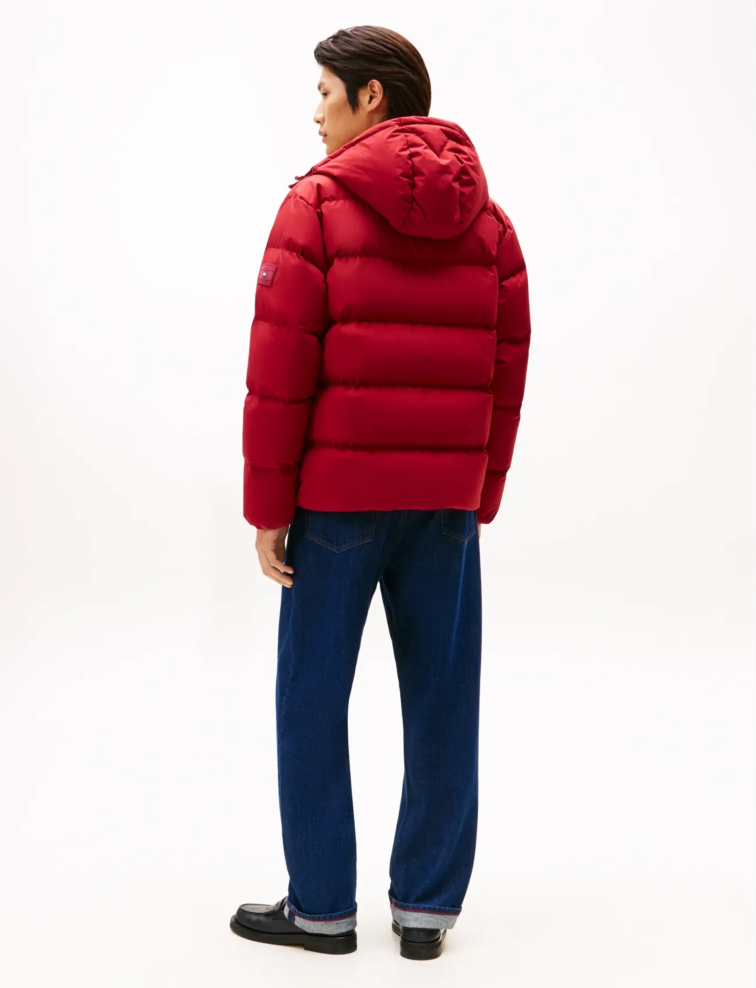 Tommy Hilfiger - DOWN HOODED PUFFER JKT - vinterjackor - regatta red - 3
