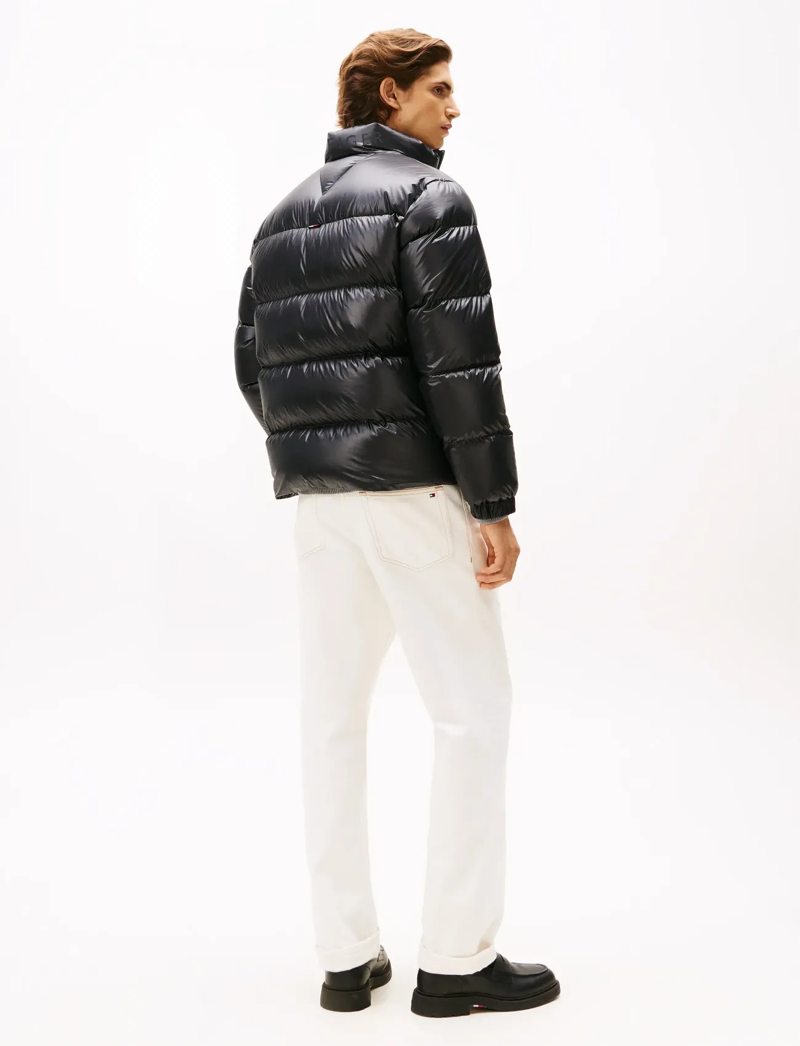 Tommy Hilfiger - SHINY DOWN STAND PUFFER - fodrade jackor - black - 3