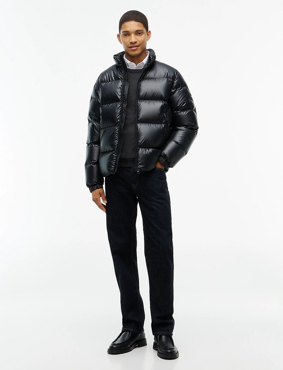 Tommy Hilfiger - SHINY DOWN STAND PUFFER - padded jackets - black - 4