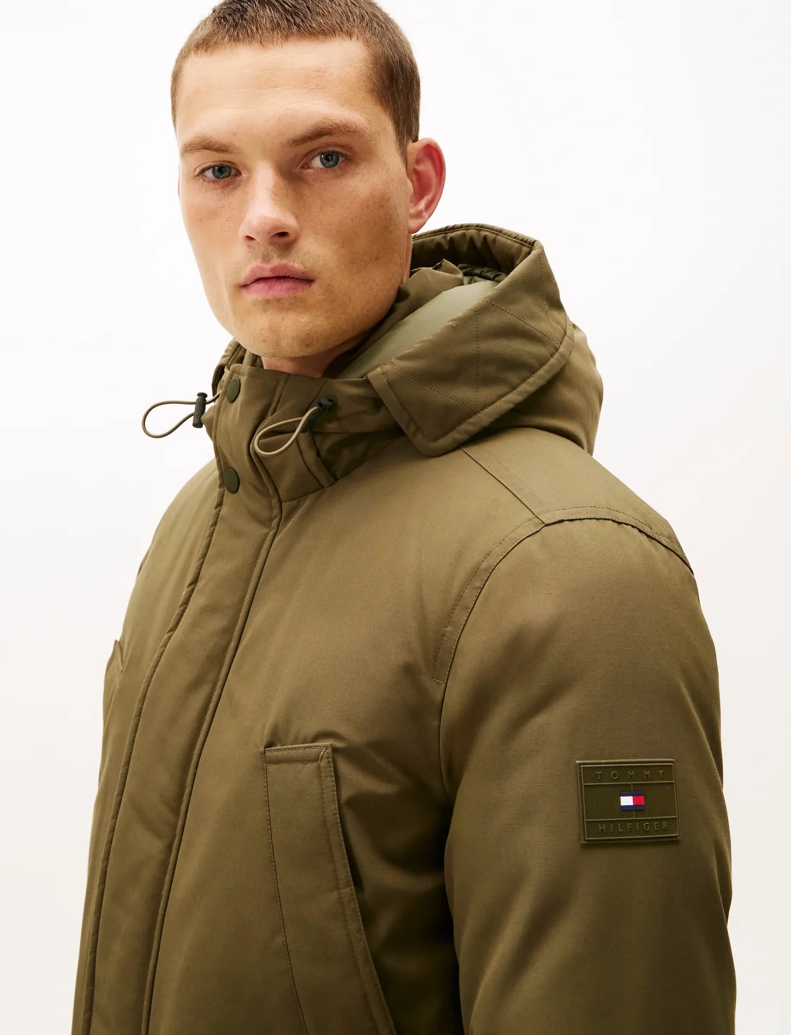 Tommy Hilfiger - ROCKIE DOWN PARKA - parkas - army green - 2
