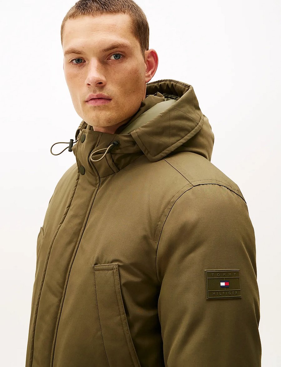 Tommy Hilfiger - ROCKIE DOWN PARKA - parkas - army green - 2