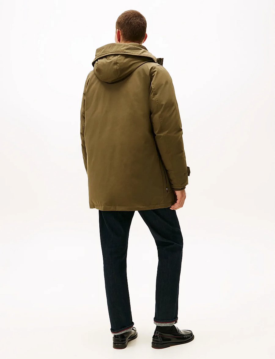Tommy Hilfiger - ROCKIE DOWN PARKA - parkas - army green - 4