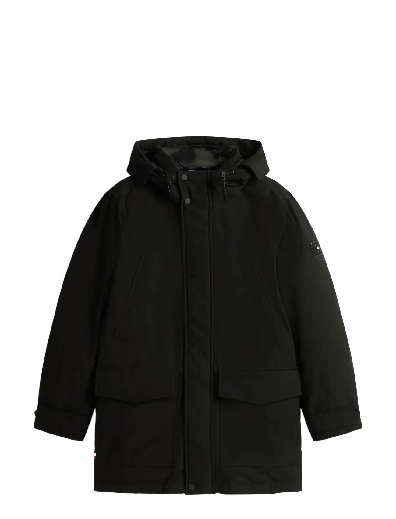 Tommy Hilfiger ROCKIE DOWN PARKA - Kläder - BLACK / black