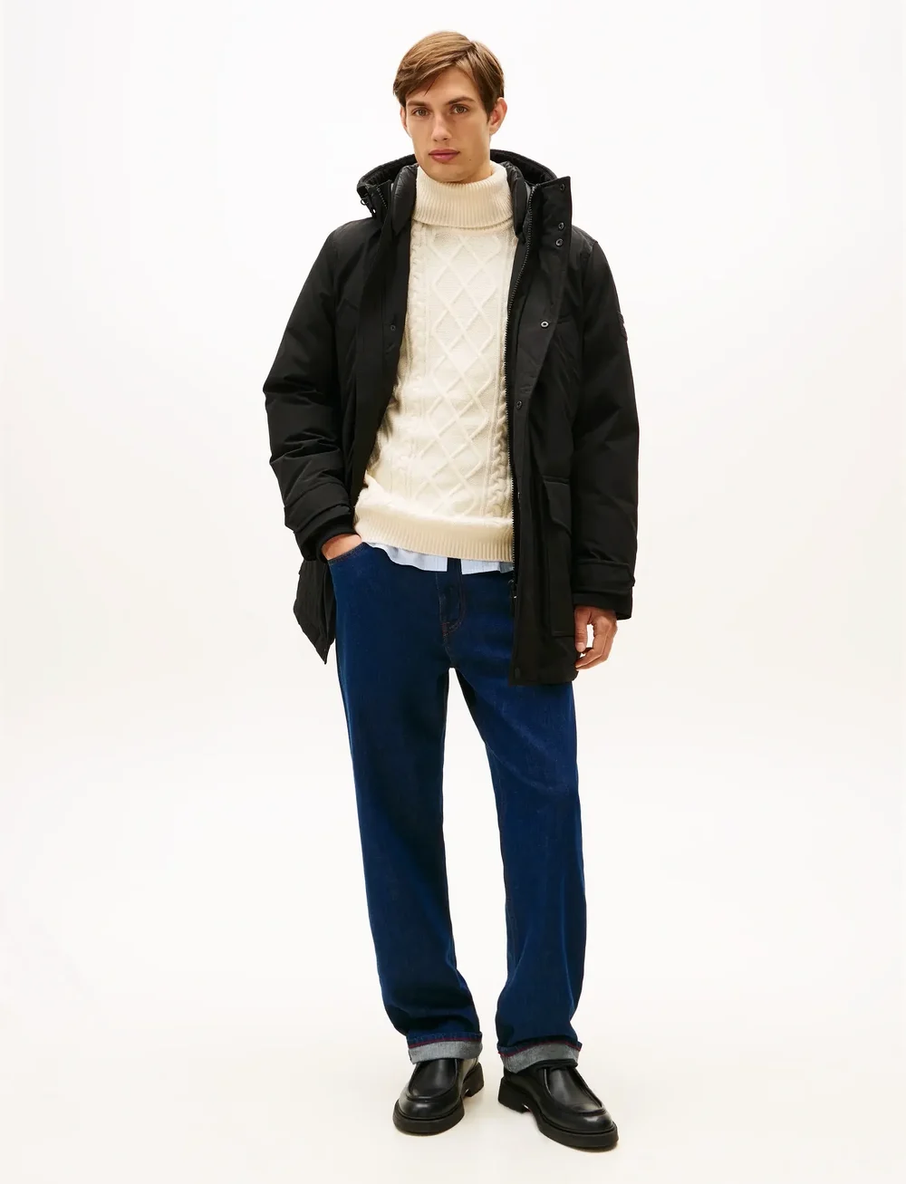 Tommy Hilfiger - ROCKIE DOWN PARKA - talvejoped - black - 0