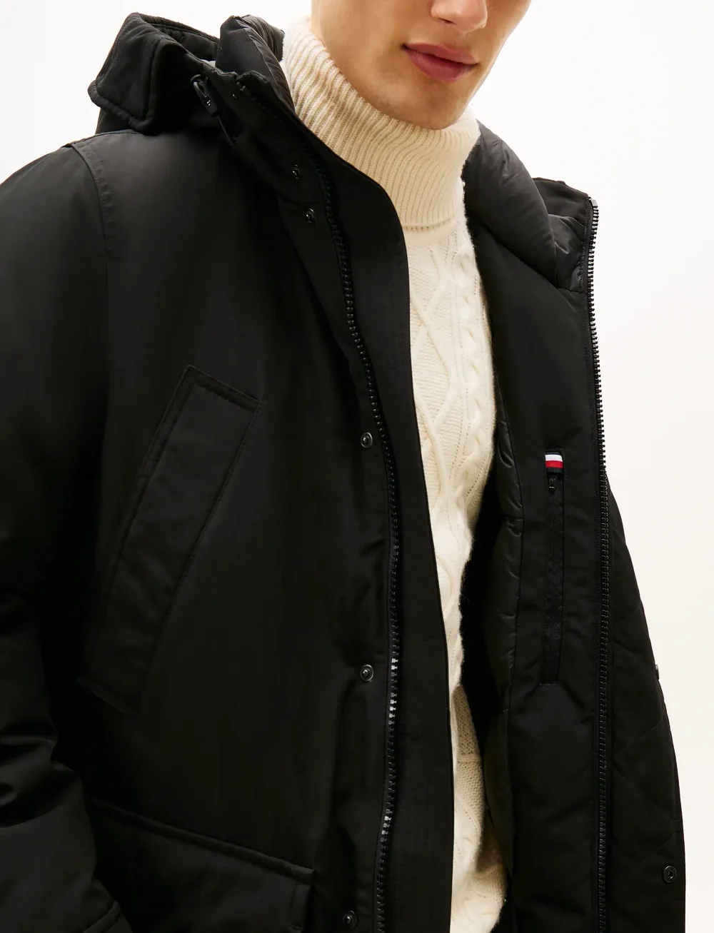 Tommy Hilfiger - ROCKIE DOWN PARKA - talvejoped - black - 3