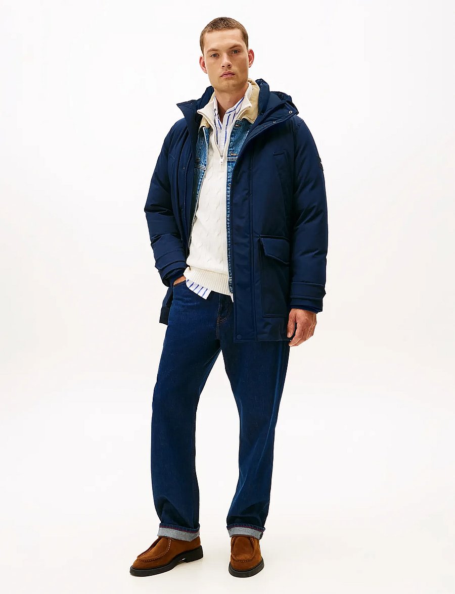 Tommy Hilfiger - ROCKIE DOWN PARKA - parkas - desert sky - 0