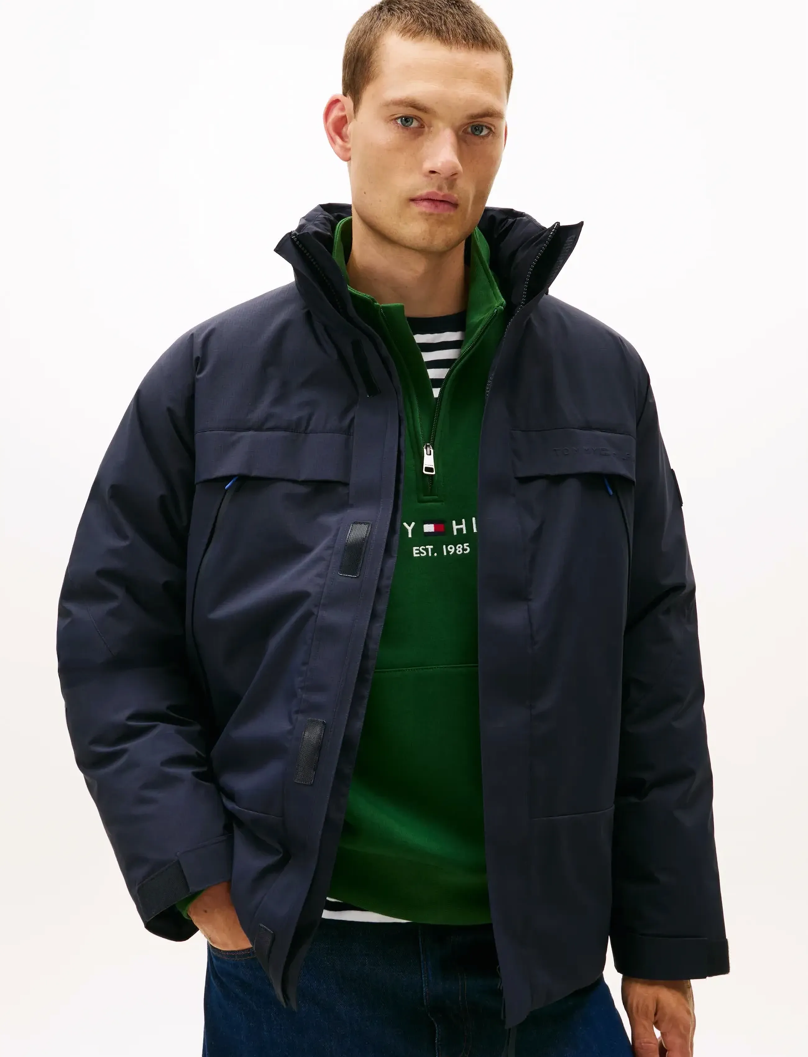 Tommy Hilfiger TECH PADDED JKT - Tommy Hilfiger - DESERT SKY / navy