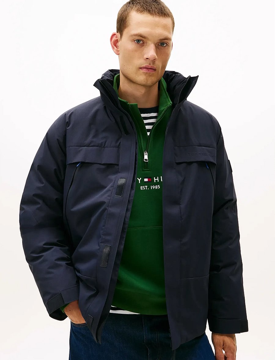 Tommy Hilfiger - TECH PADDED JKT - fôrede jakker - desert sky - 0