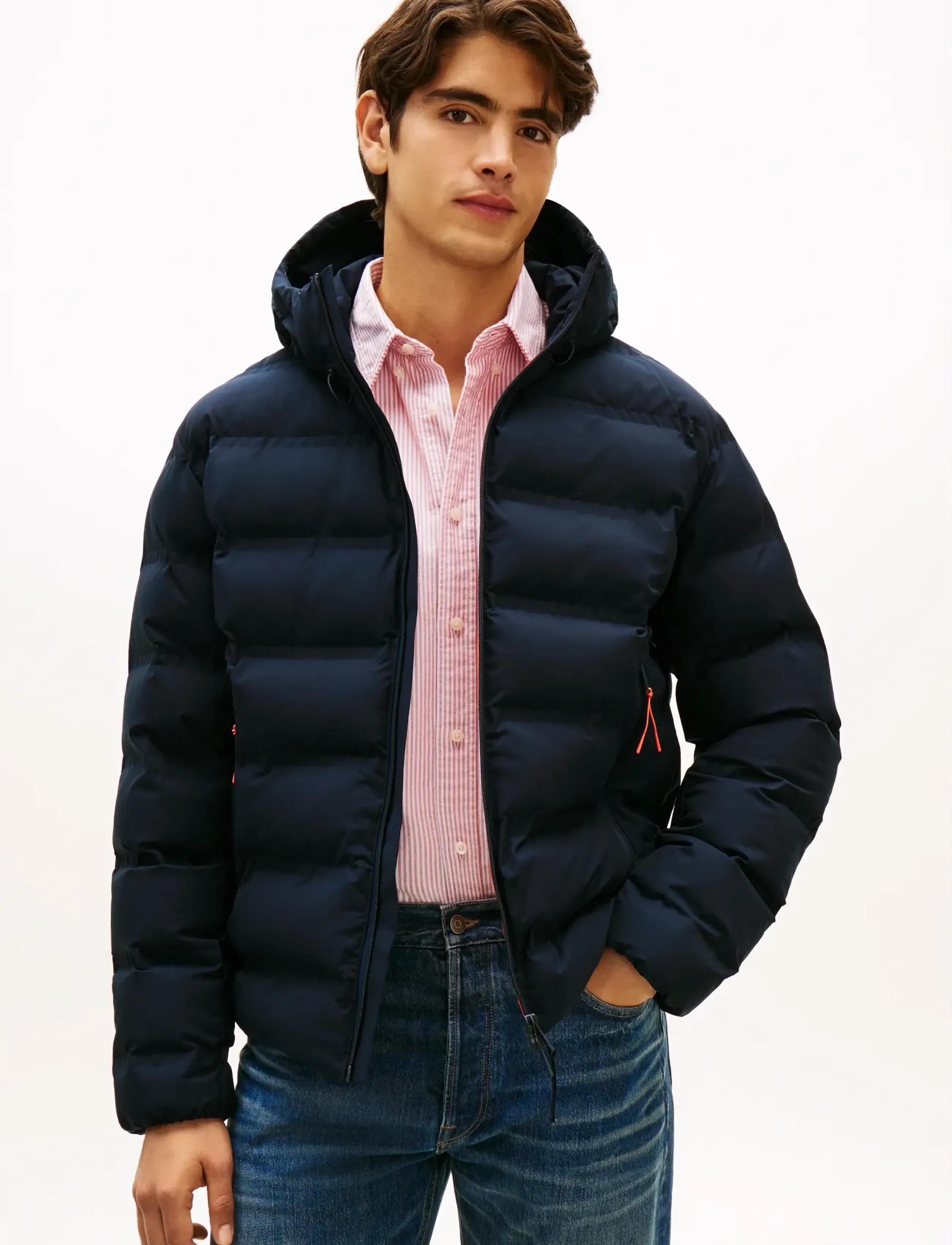 Tommy Hilfiger TECH HEAT SEALED JKT - Overtøj - DESERT SKY / navy
