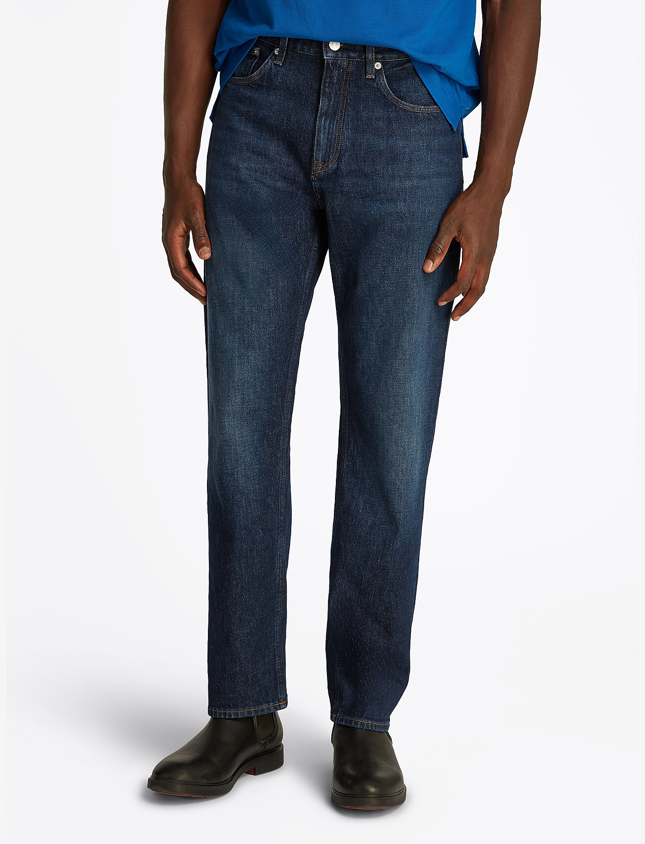 Tommy Hilfiger - REGULAR MERCER STR CHRIS BLUE - trousers & jeans - chris blue - 0