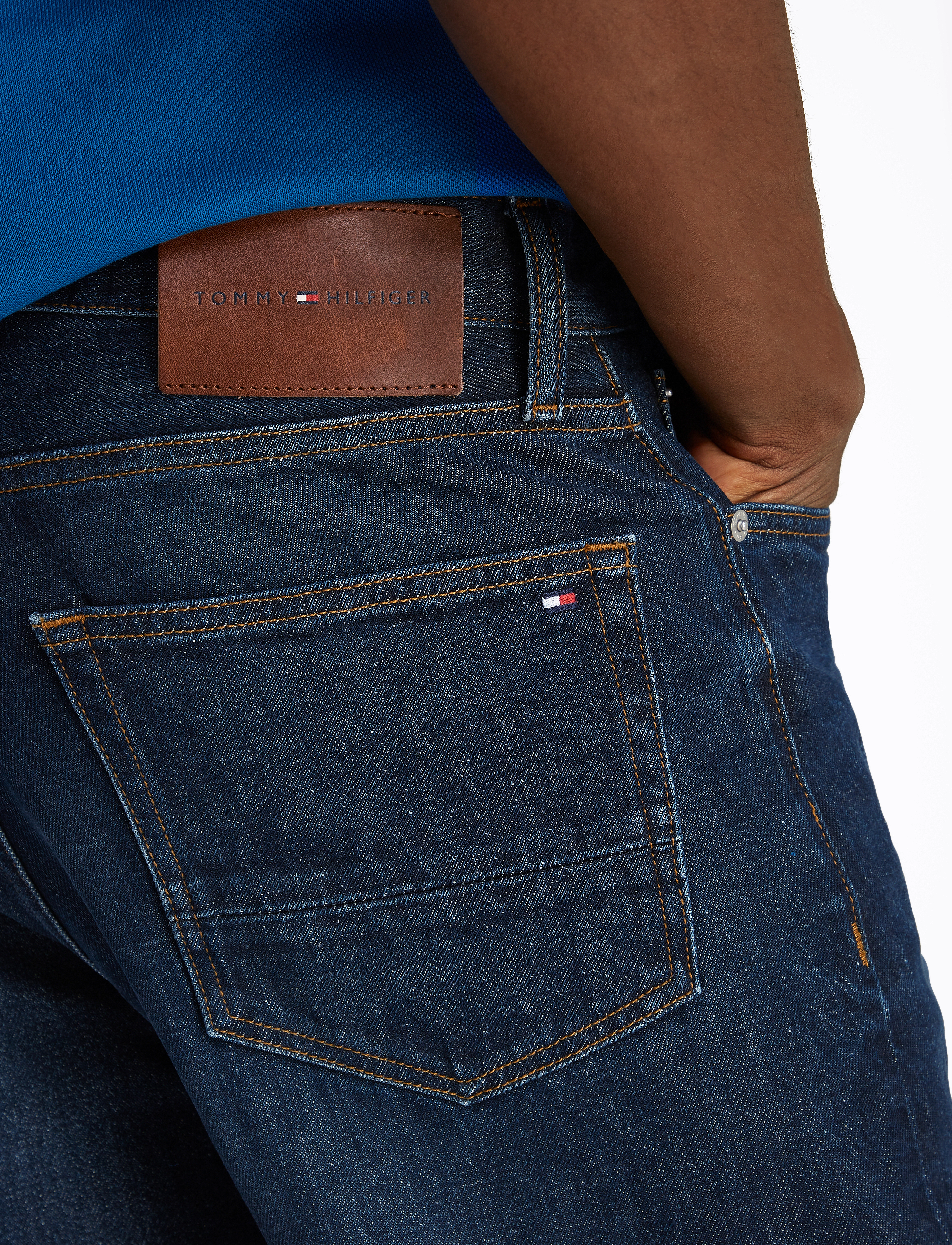 Tommy Hilfiger - REGULAR MERCER STR CHRIS BLUE - bukser & jeans - chris blue - 3
