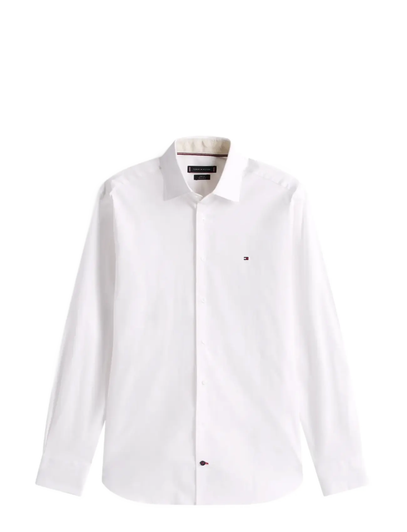Tommy Hilfiger CL - STCH POP CTRST RF SHIRT JHN - Skjortor - OPTIC WHITE / white