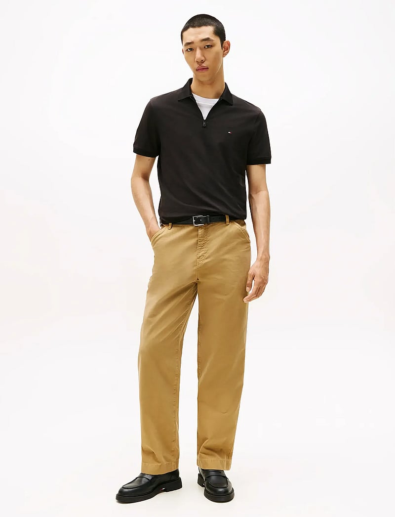 Tommy Hilfiger - PERFORMANCE PIQUE ZIP POLO - kurzärmelig - black - 2