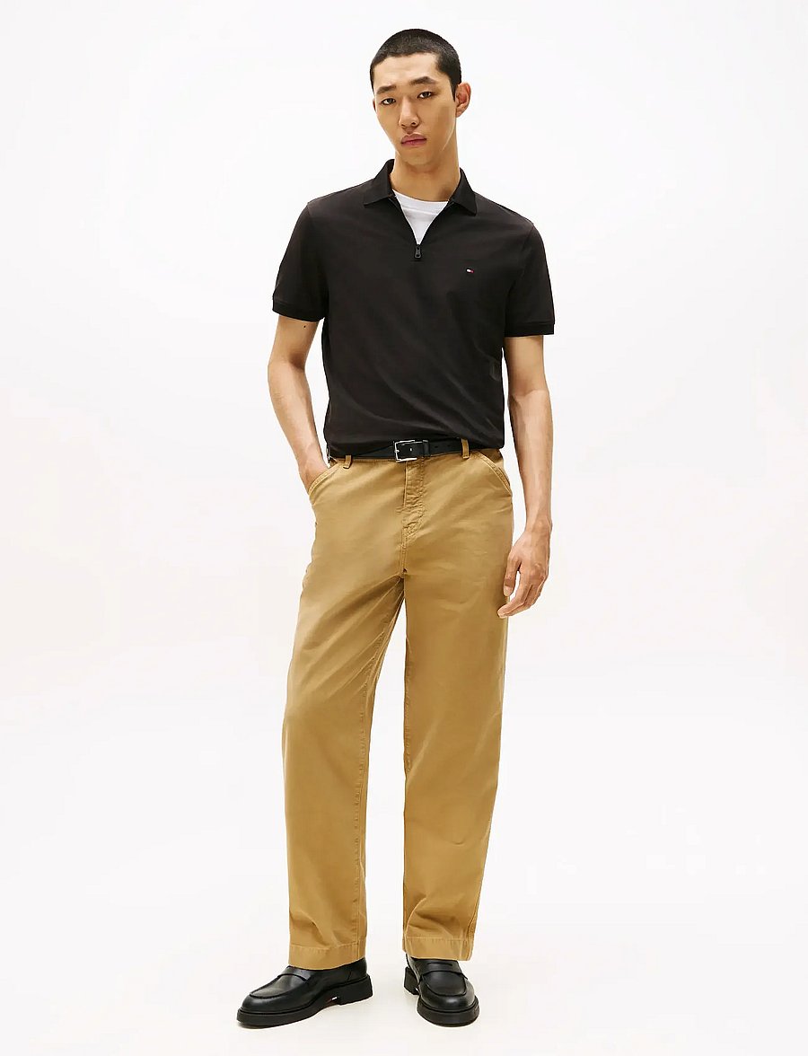 Tommy Hilfiger - PERFORMANCE PIQUE ZIP POLO - kurzärmelig - black - 2