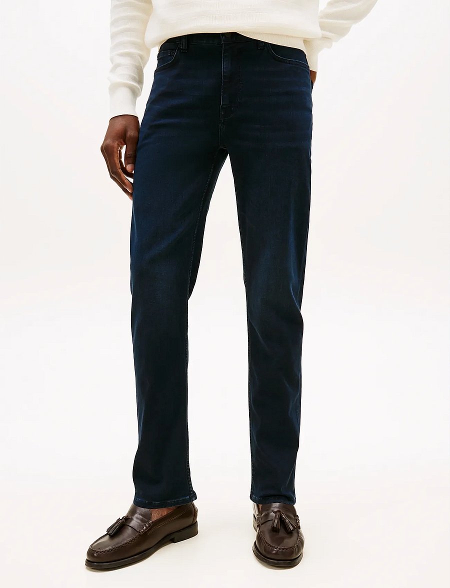 Tommy Hilfiger - SLIM BLEECKER PSTR BLUE BLACK - slim-fit jeans - blue black - 0